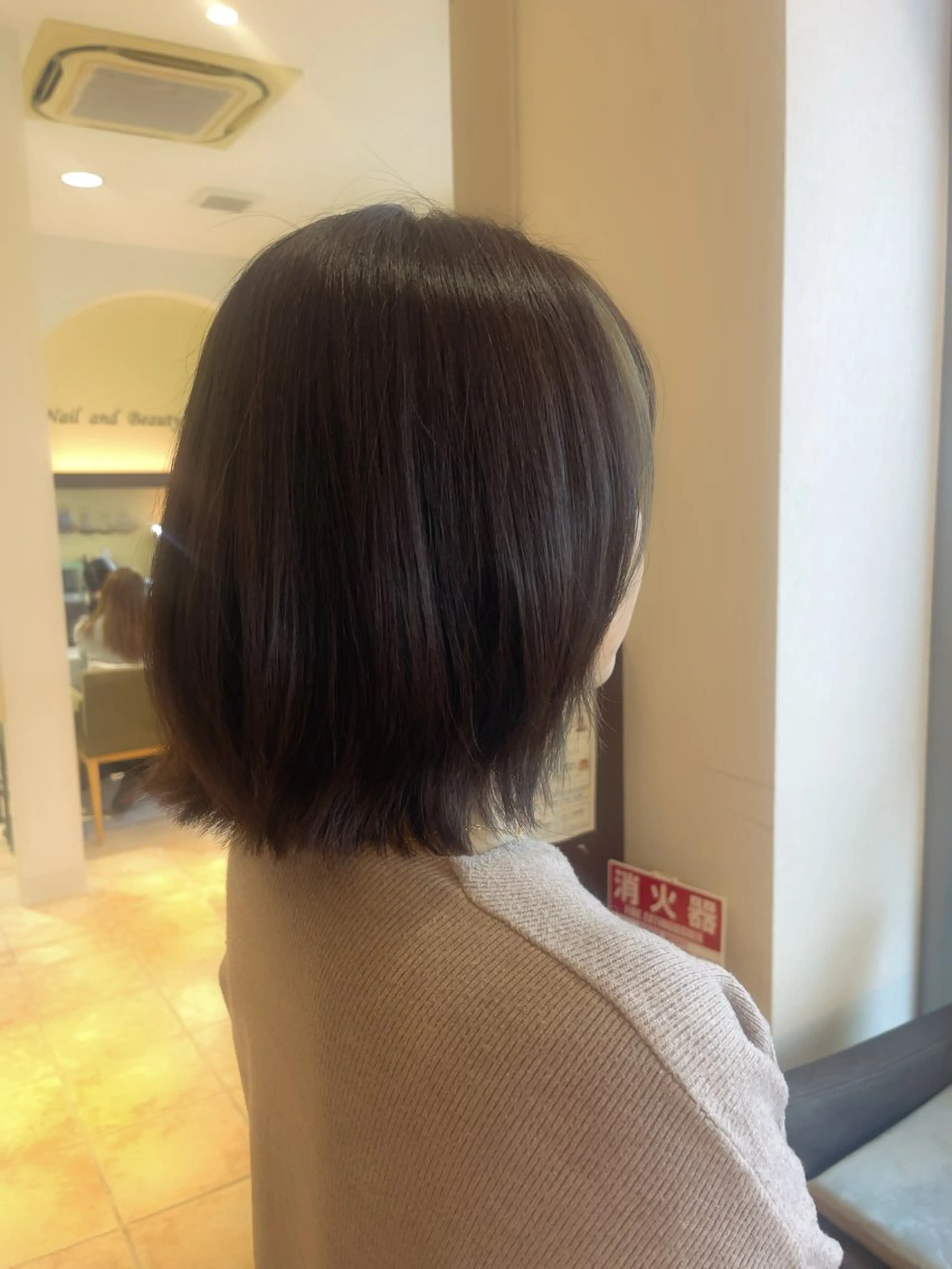 ミディアム はせがわ りえのヘアスタイル