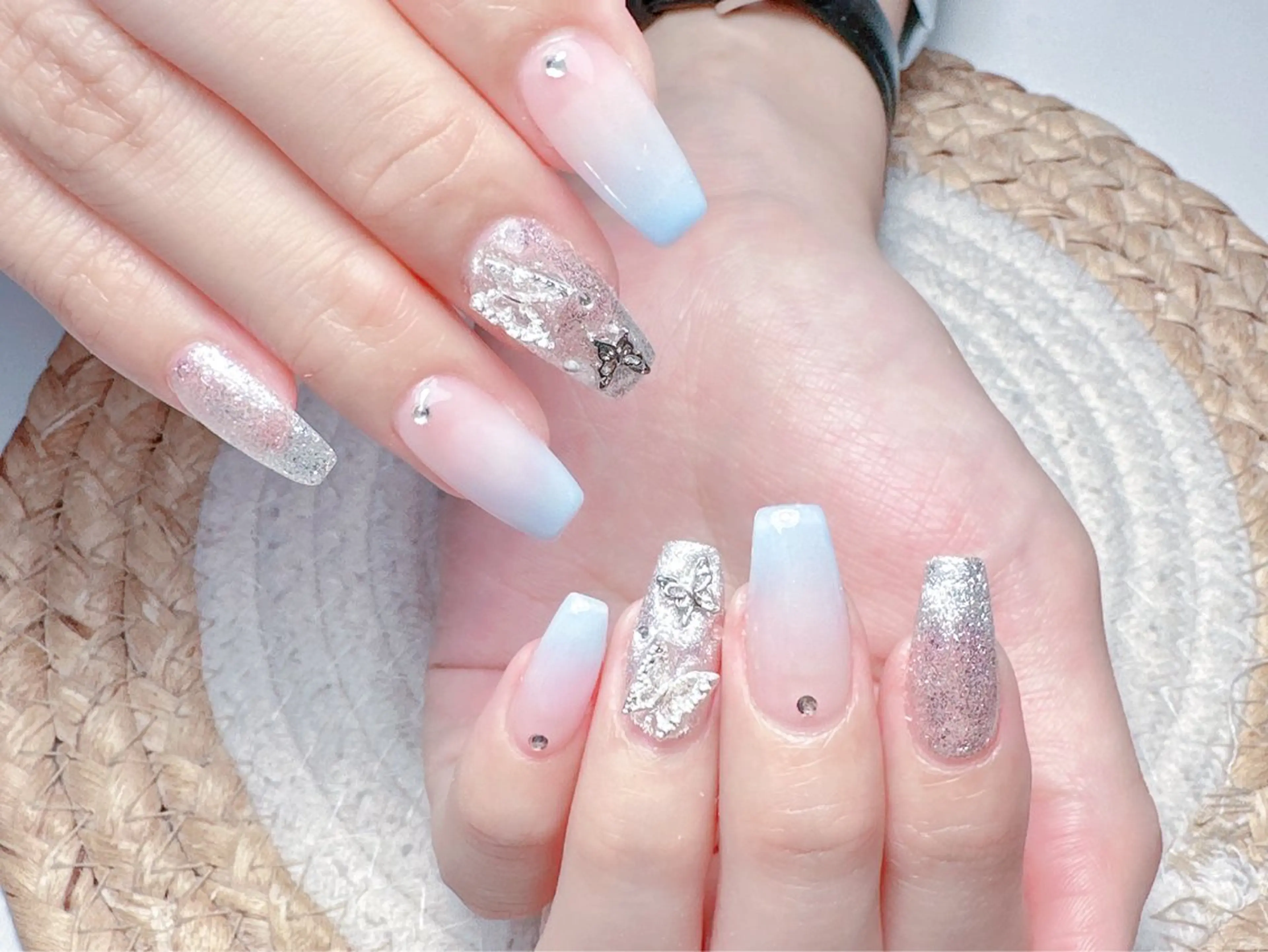 ネイル ハンドネイル M🌷nail 長さだし専門店のネイルデザイン