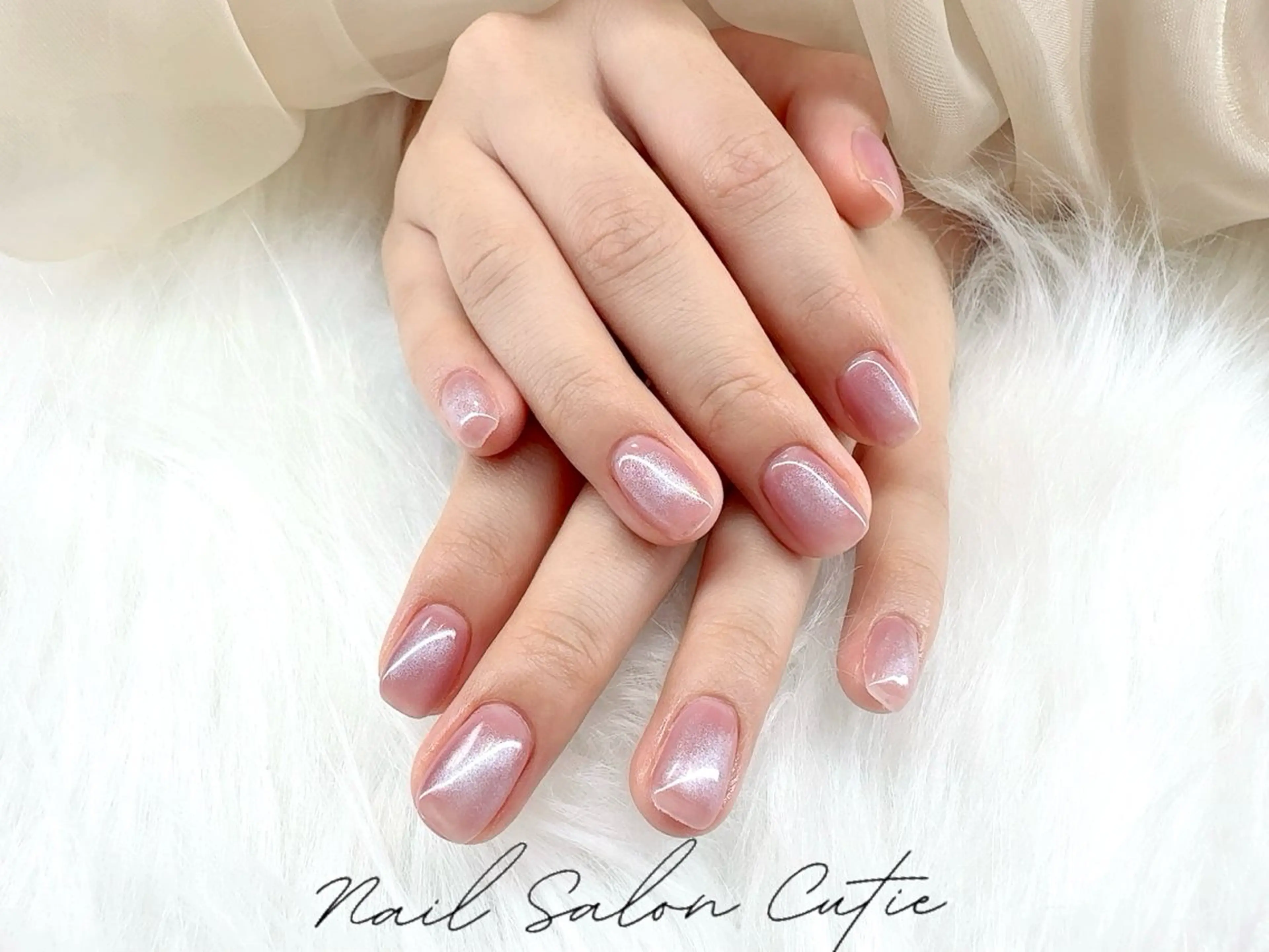 ネイル フットネイル ジェルネイル ハート 韓国ネイル マグネットネイル ハンドネイル ハンドケア 池袋東口cutie 爪形成ワンホンネイルのネイルデザイン