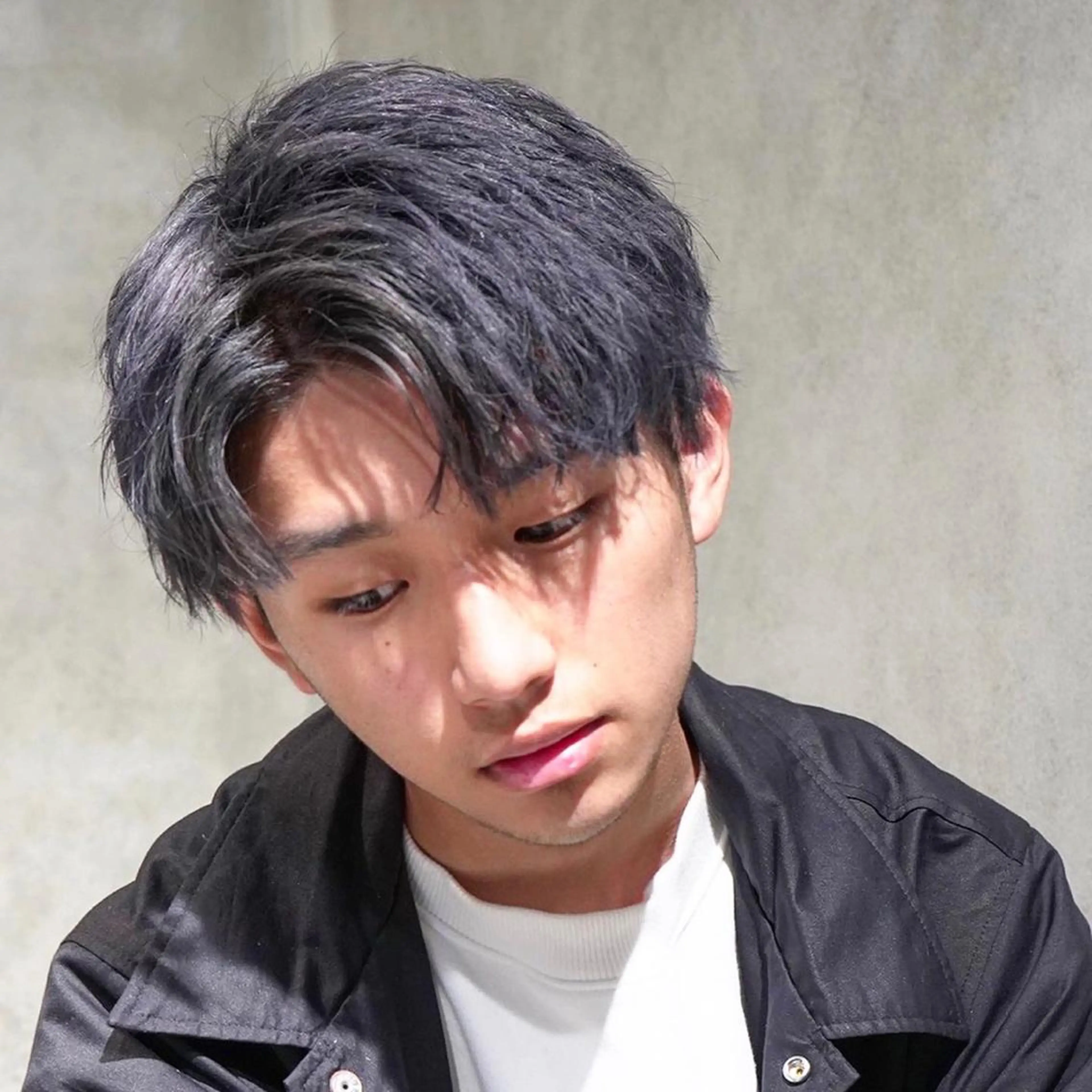 ショート カラー メンズ パープルカラー カット ヘアカラー トリートメント 🔥メンズ🔥かっこ いいが正義！代表柿崎のヘアスタイル