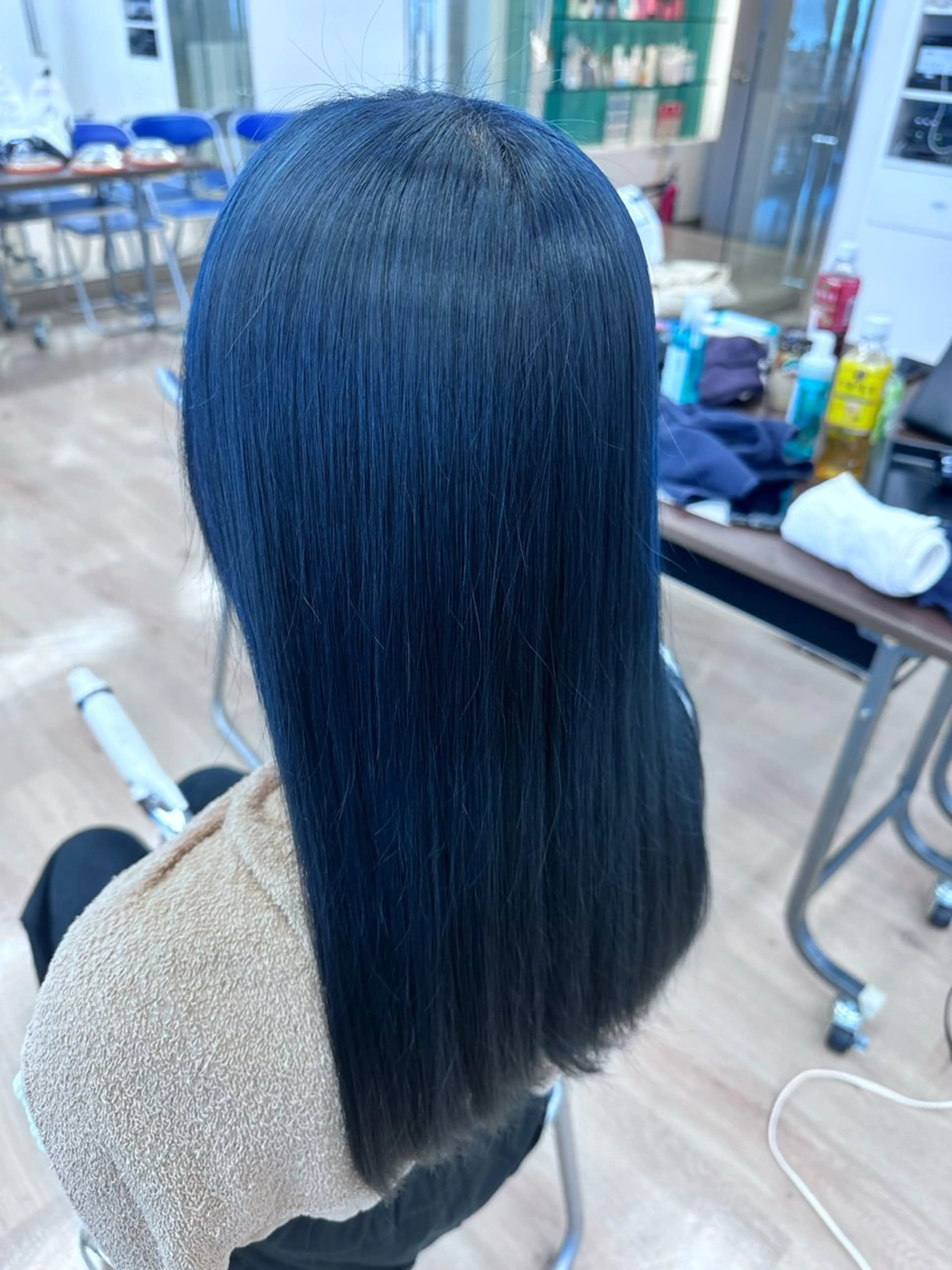 ロング ボブ、レイヤー、 ハイトーン、古淵のヘアスタイル