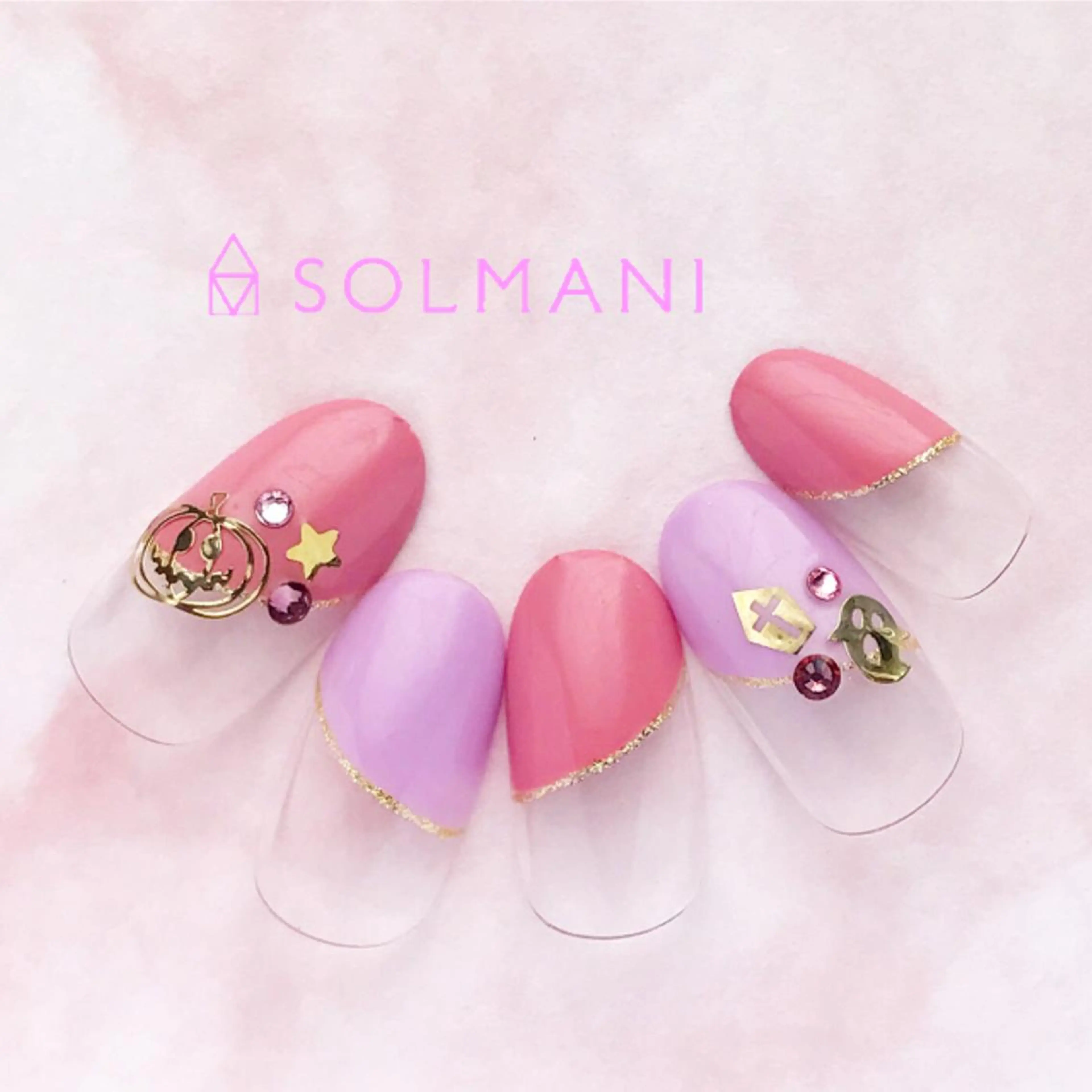 ネイル ハロウィン SOLMANI 予約担当のネイルデザイン