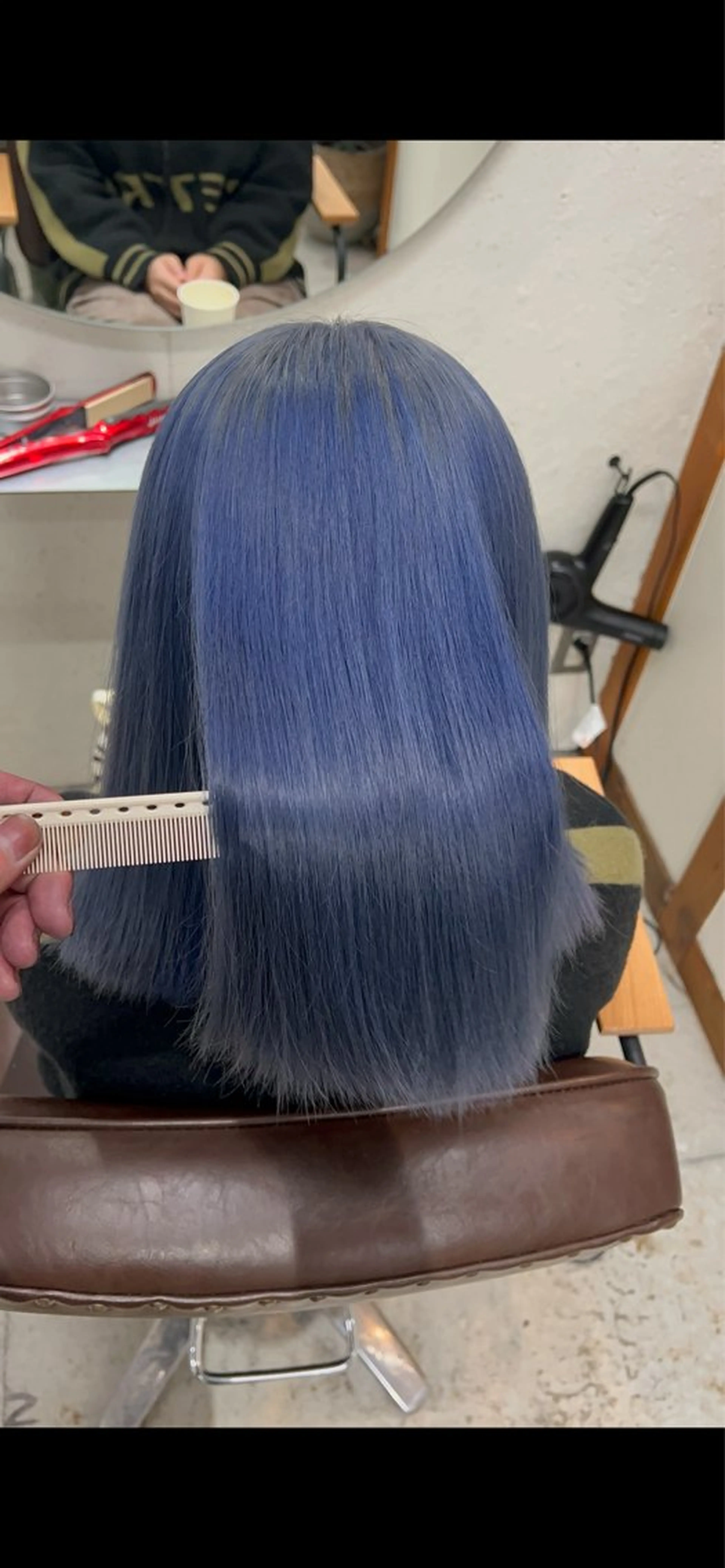 ミディアム カラー ヘアアレンジ ヘアカラー 近藤 乃紀のヘアスタイル