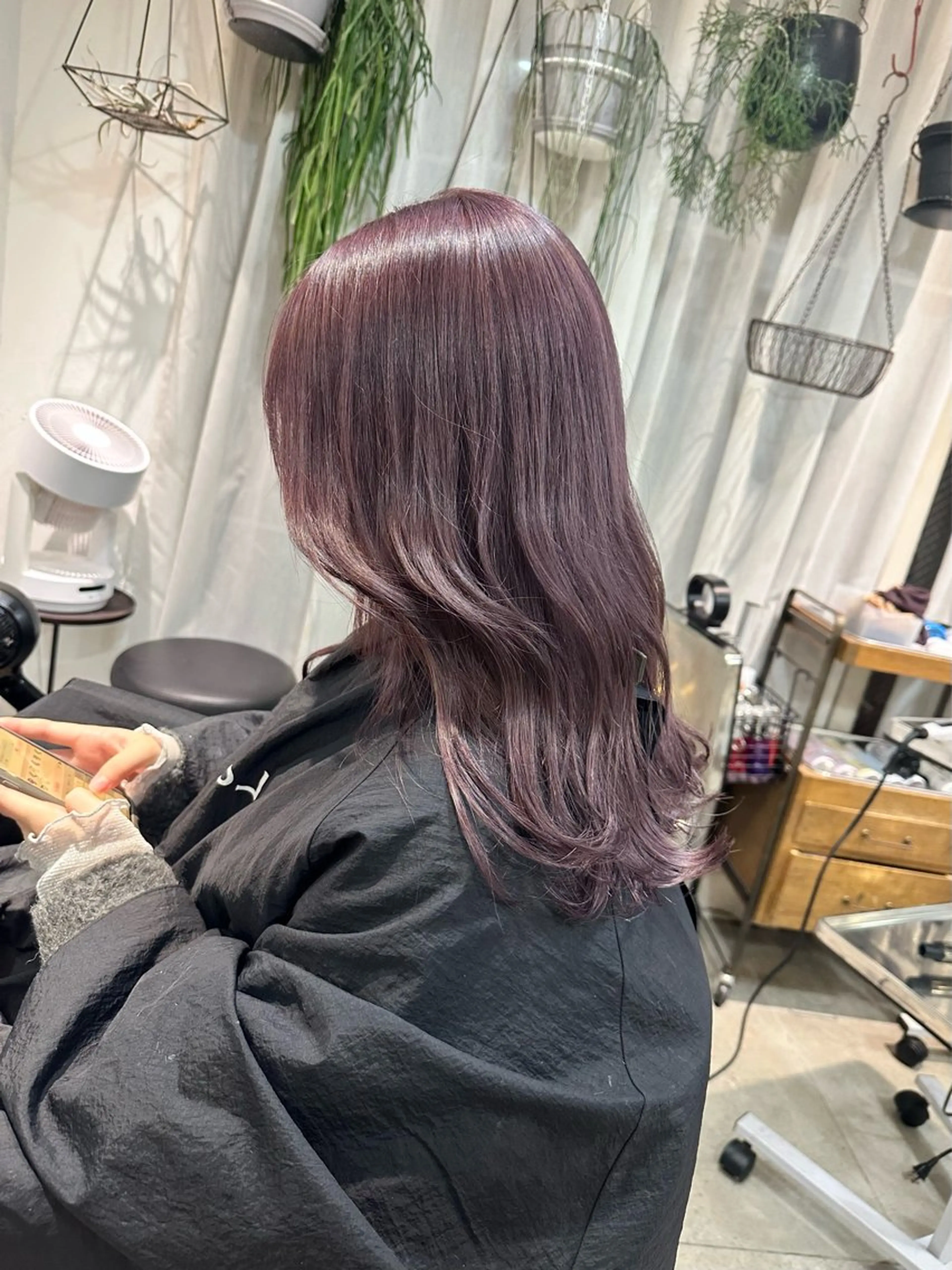 セミロング カラー ブリーチ ケアブリーチ ケアカラー 縮毛矯正/カラー ✨️Mariamuのヘアスタイル