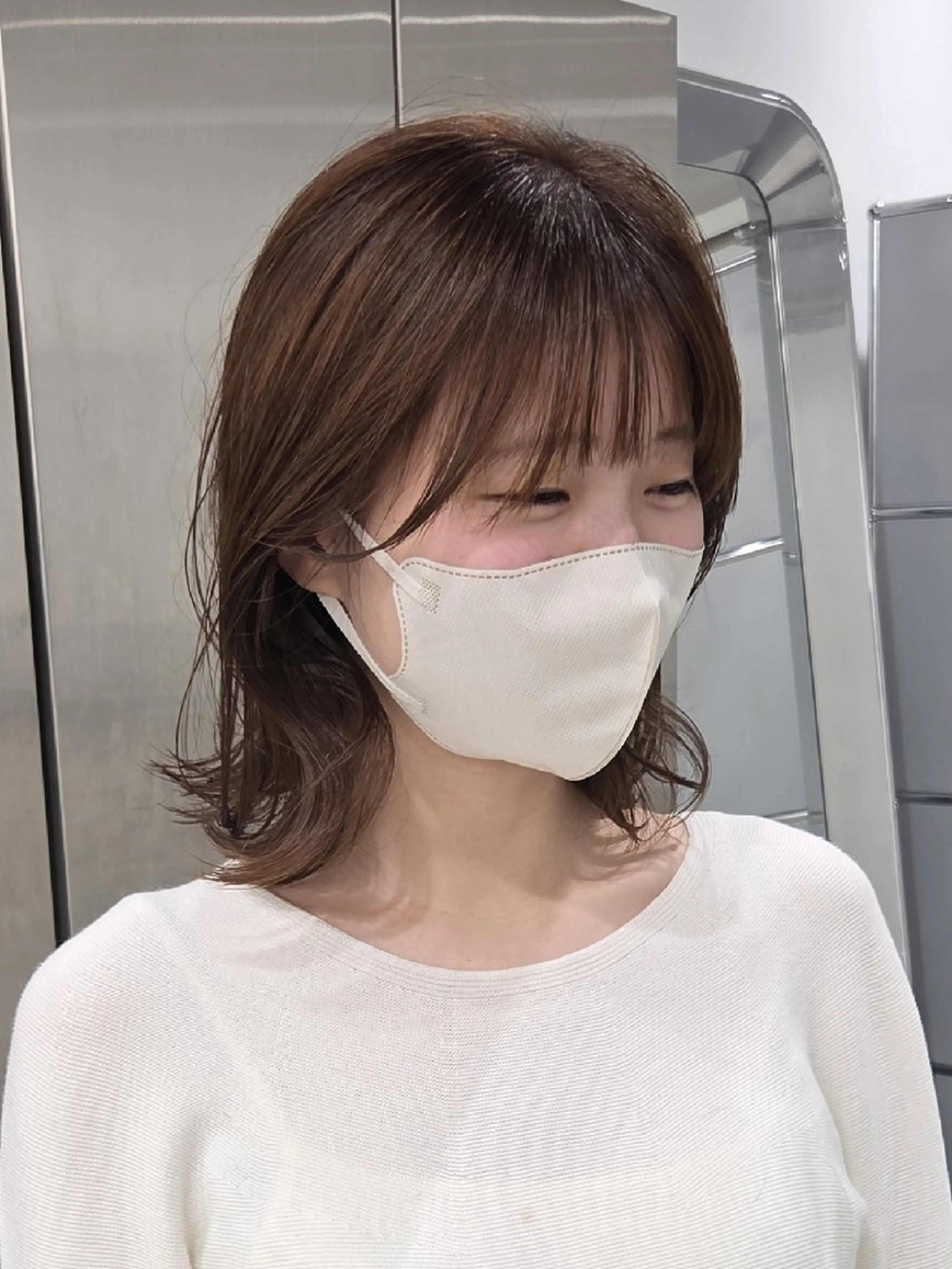 ミディアム カラー ボブ 似合わせカット カット ヘアカラー トリートメント ill 天神大名所属・YOKUTO ボブ透明感カラー特化のヘアスタイル