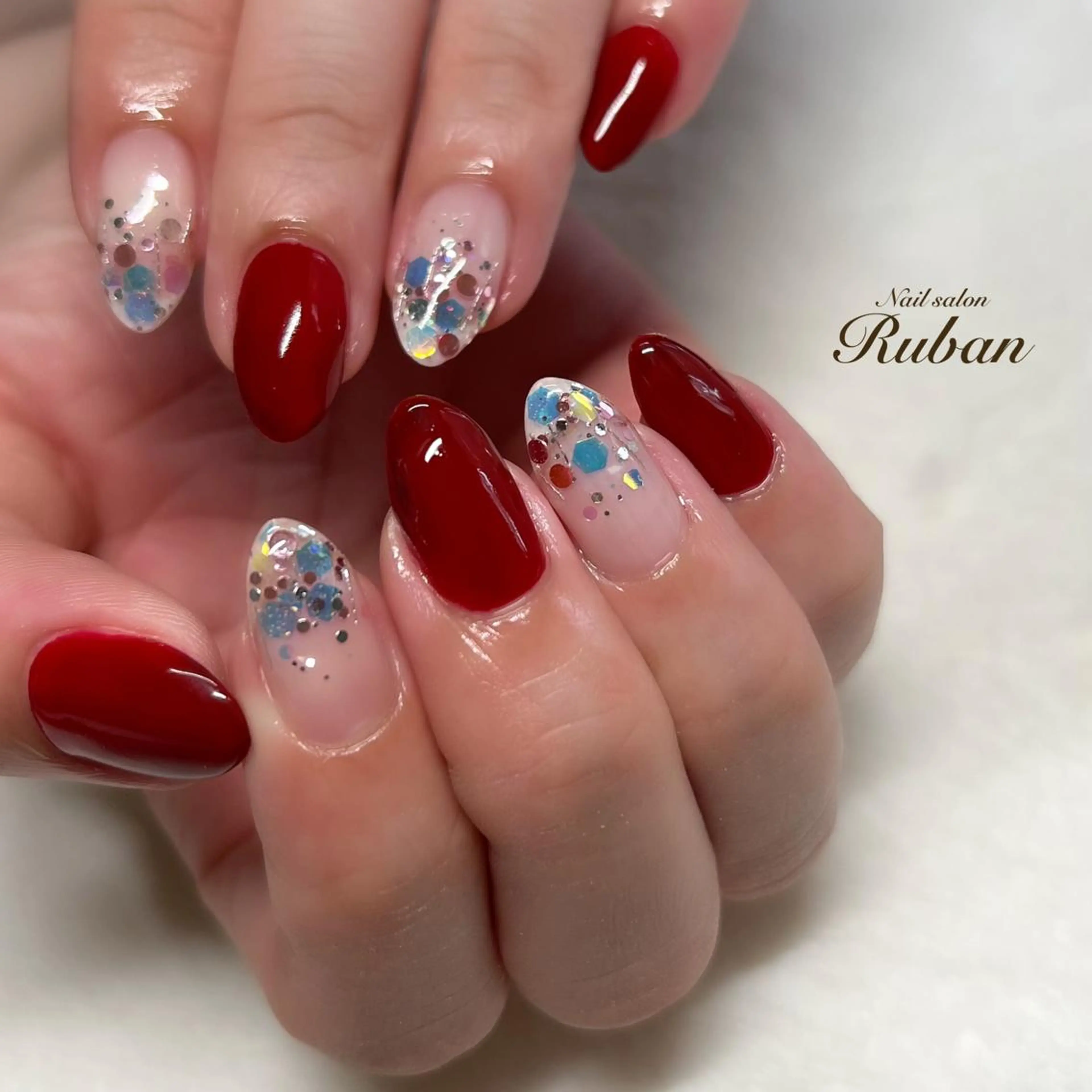 ネイル グラデーション ワンカラーネイル Nail salon Ruban所属・Nail salon Rubanのネイルデザイン