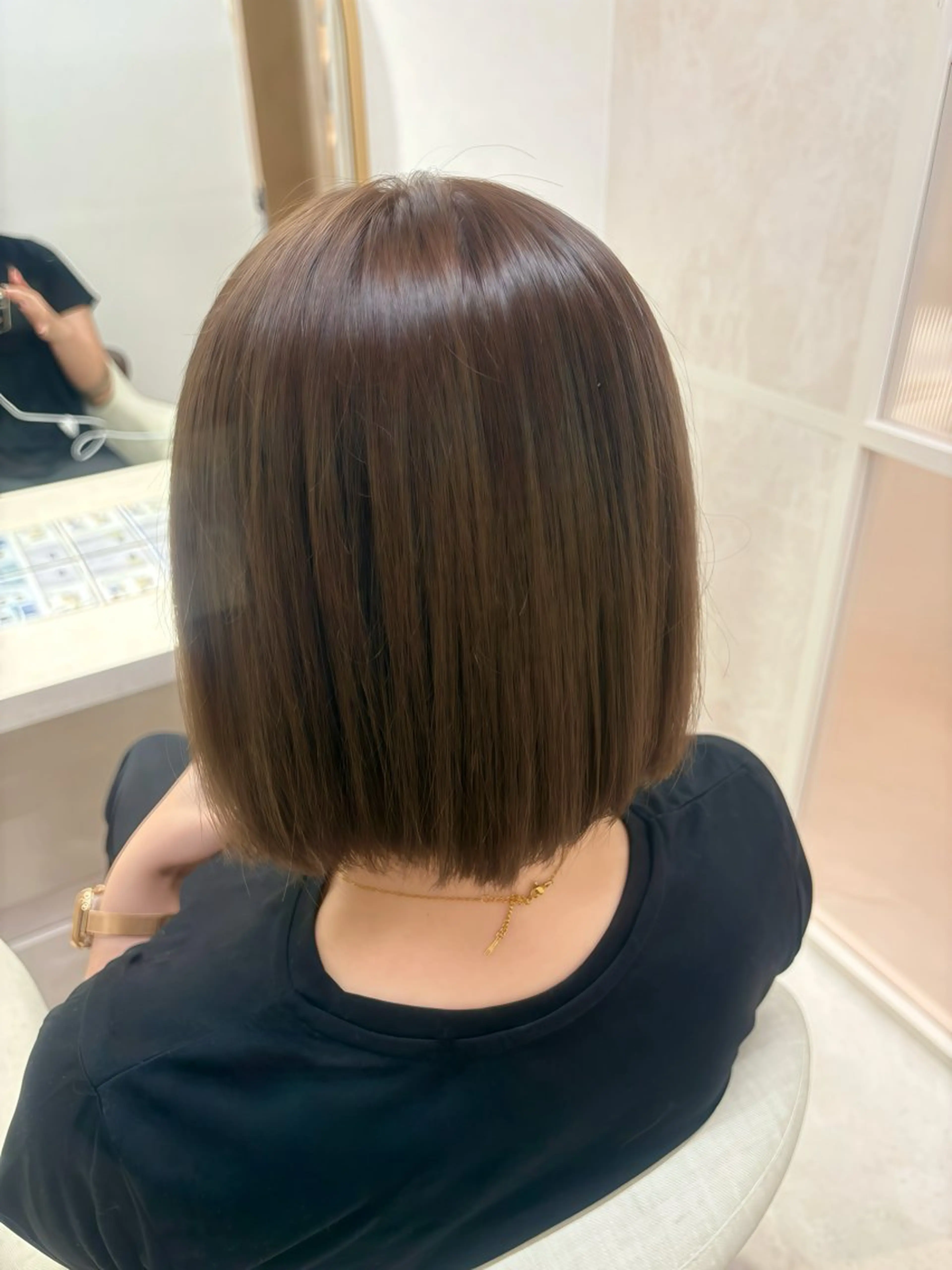 ショート カラー ベージュカラー ダブルカラー ヘアカラー VEYY.nagoya所属・みゅう／韓国：網紅： トレンドヘアのヘアスタイル
