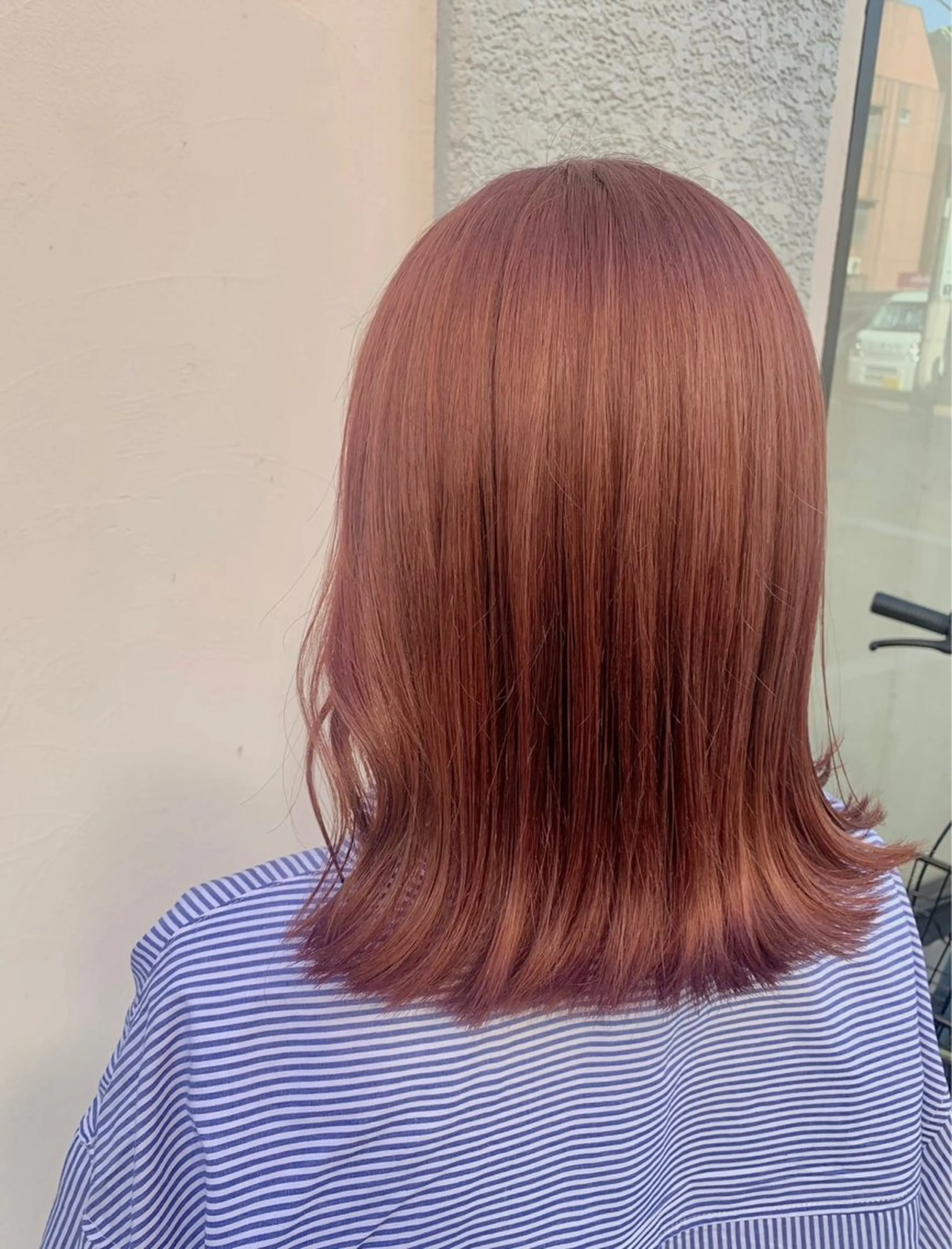 ミディアム カラー カット ヘアカラー トリートメント ボブ/美髪矯正 /佐藤　奈巳のヘアスタイル