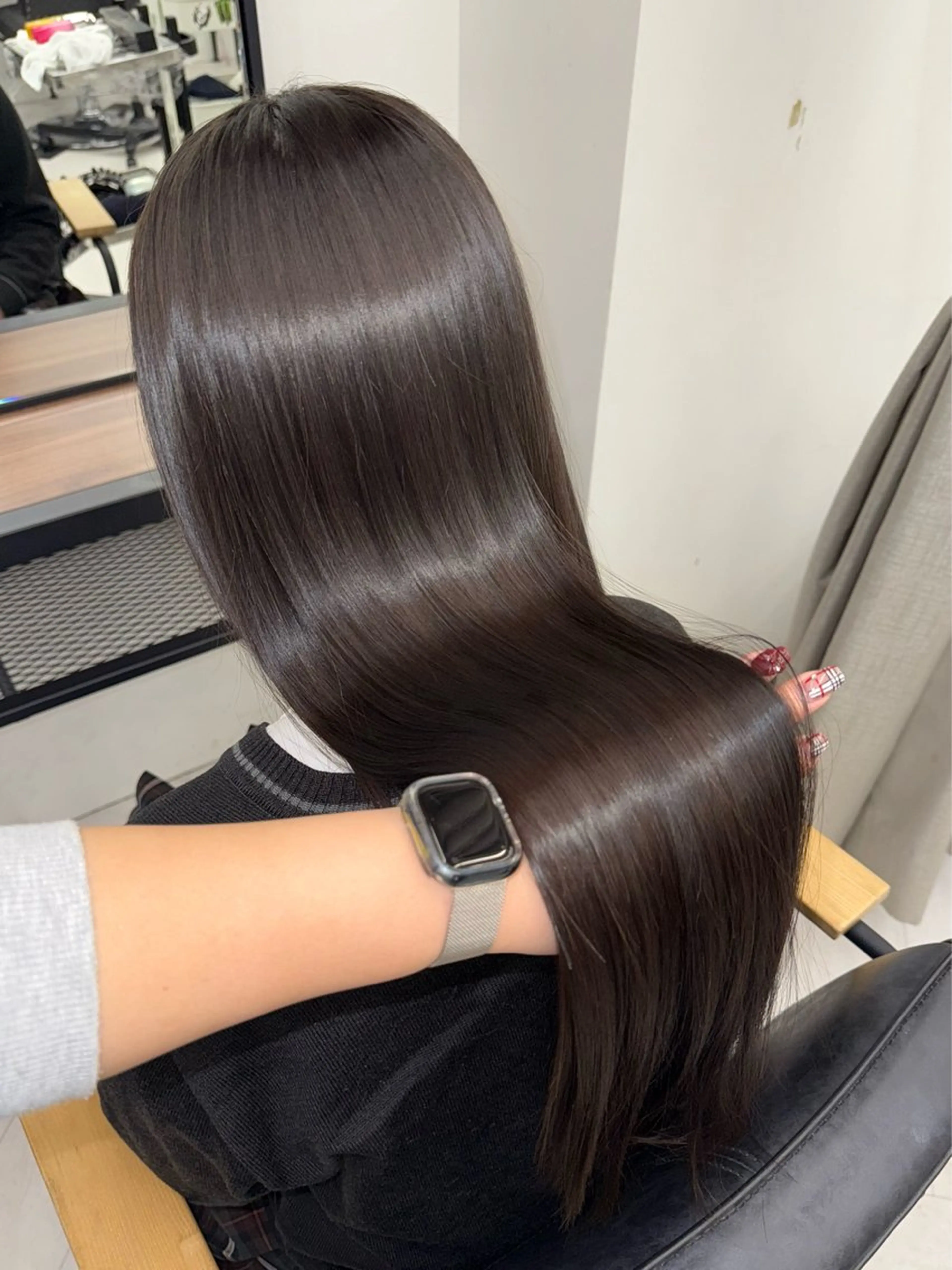 ロング ななみ.⋆𝜗𝜚 艶カラー/まつパのヘアスタイル