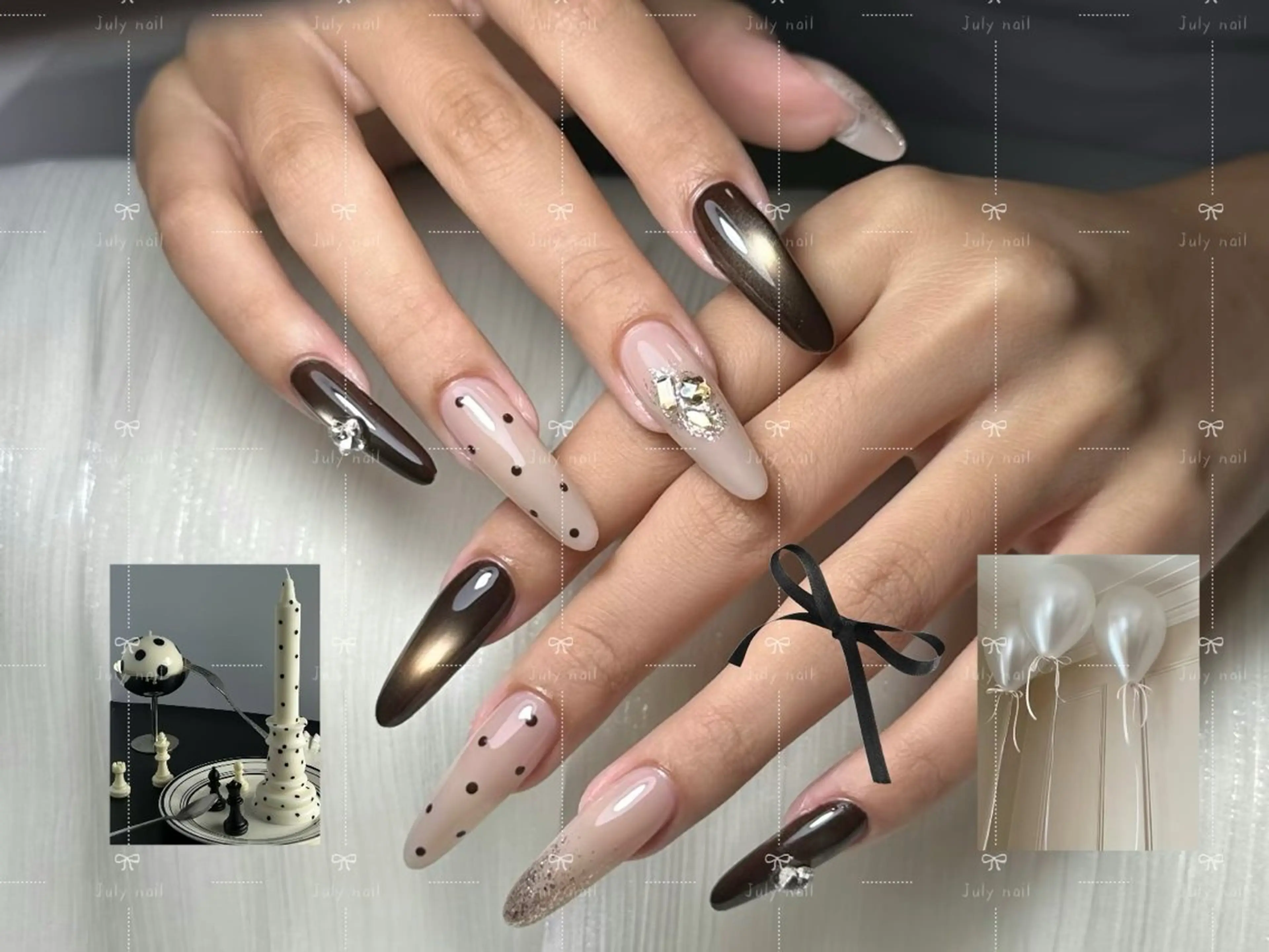 ロング ハンドネイル July.nail ジュライ　ネイルのネイルデザイン