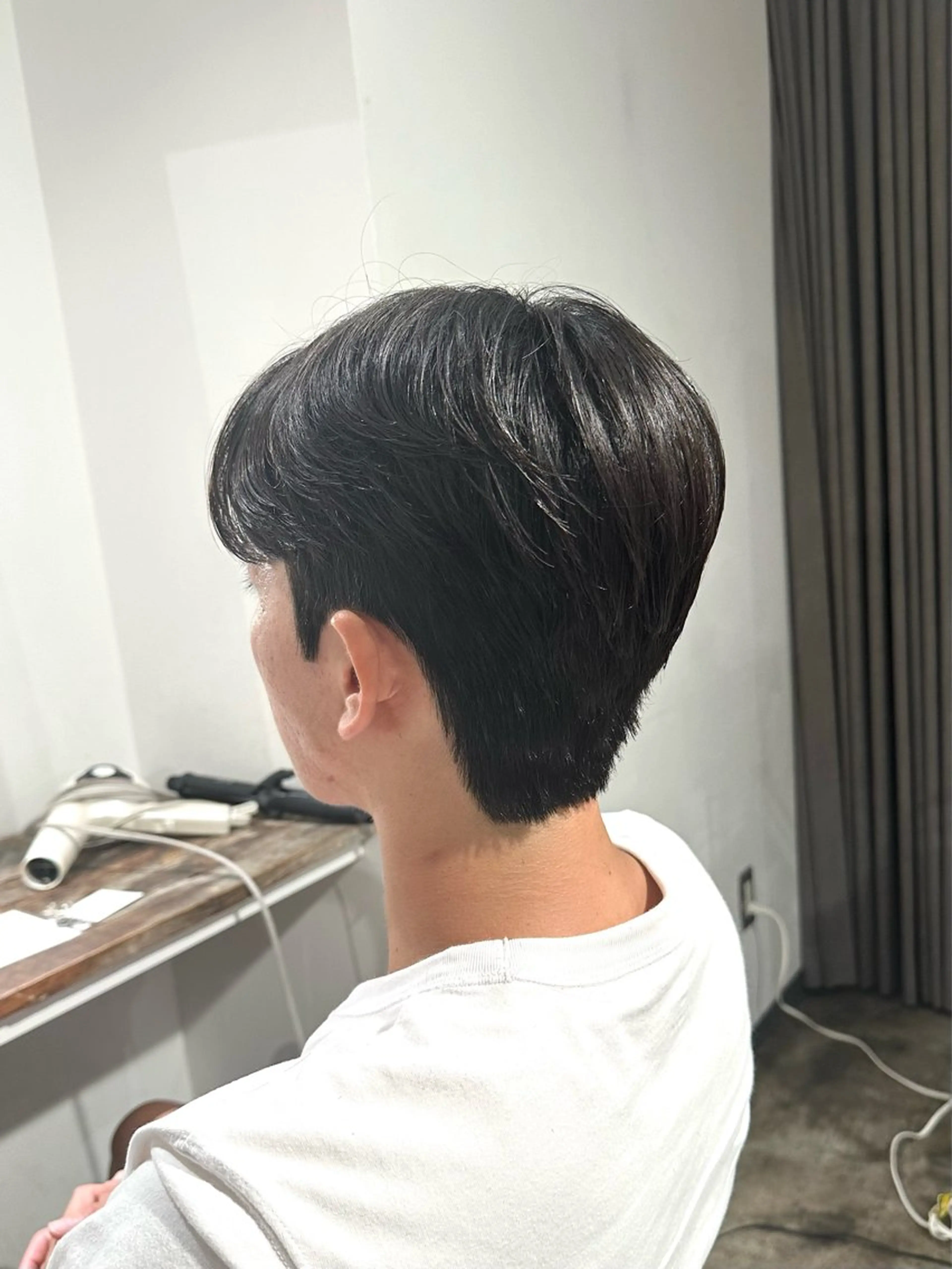 パーマ メンズ センターパート ダウンパーマ メンズ韓国風 メンズパーマ カット パーマ トリートメント 骨格補正施術/メンズ 専門美容師/YUYAのヘアスタイル