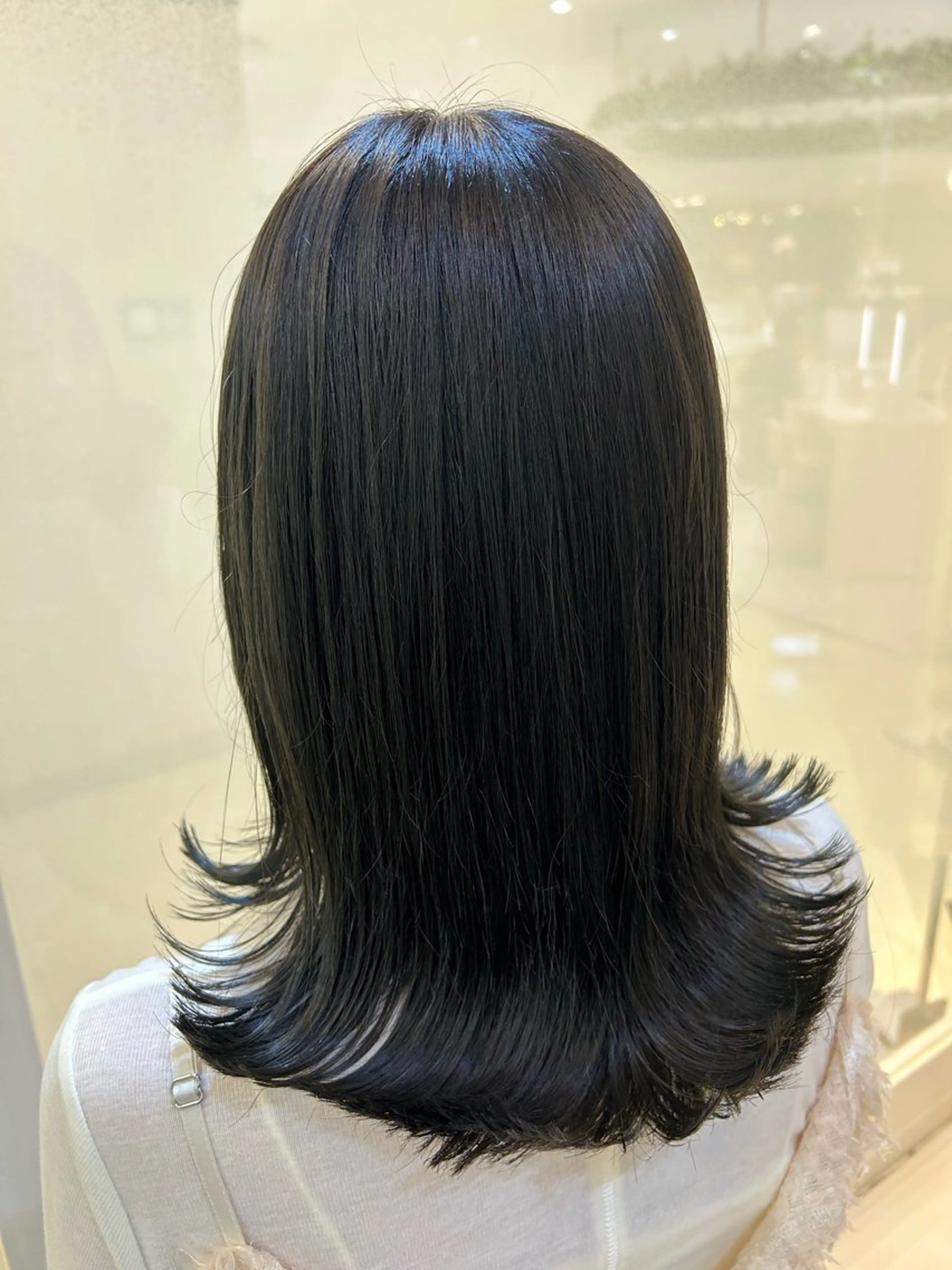 ミディアム カラー カット ヘアカラー トリートメント 縮毛矯正/髪質改善/ 艶髪ササキナツミのヘアスタイル