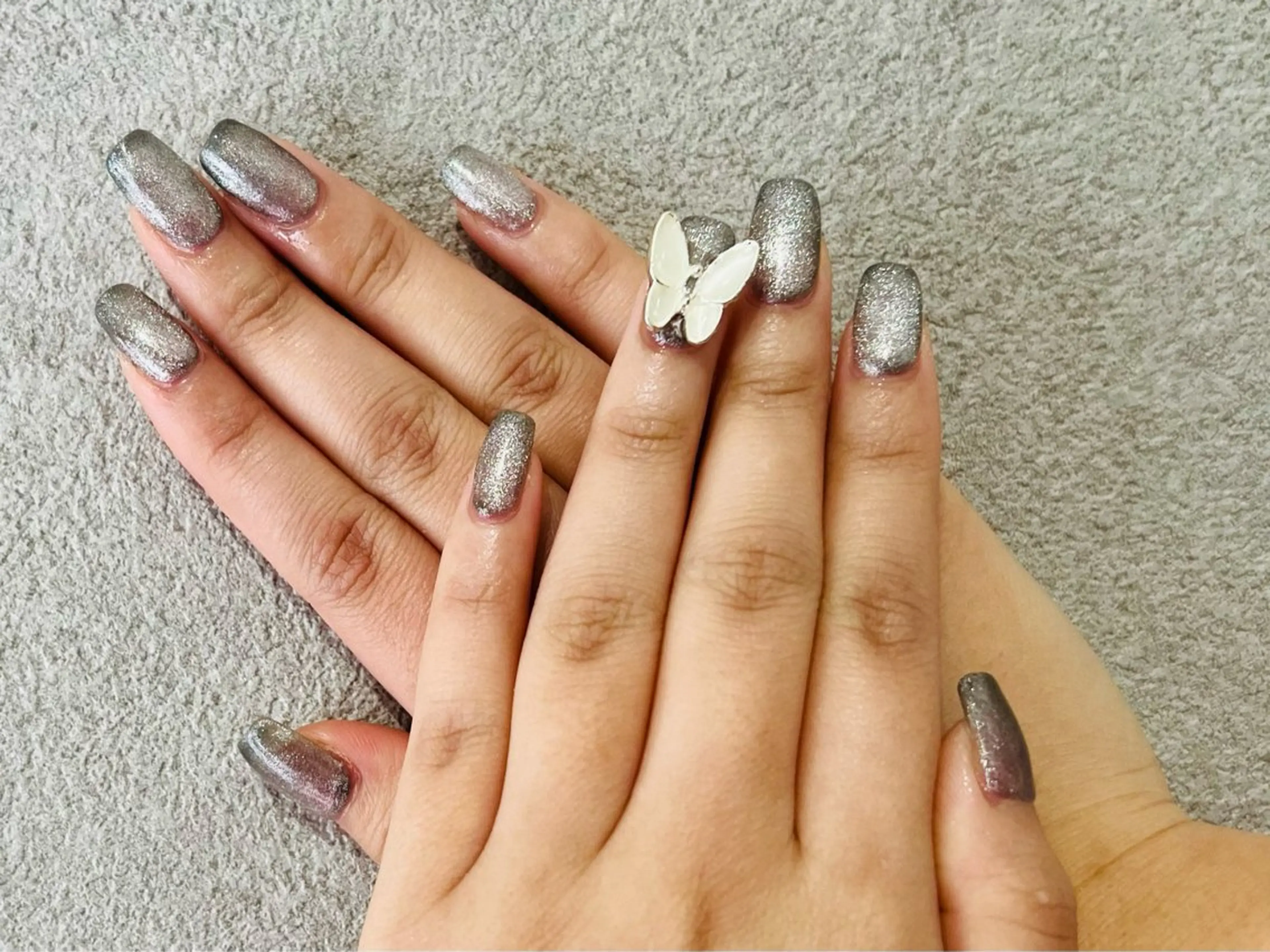 ネイル マグネットネイル ハンドネイル 🧡Shine船橋 鳴海🧡のネイルデザイン