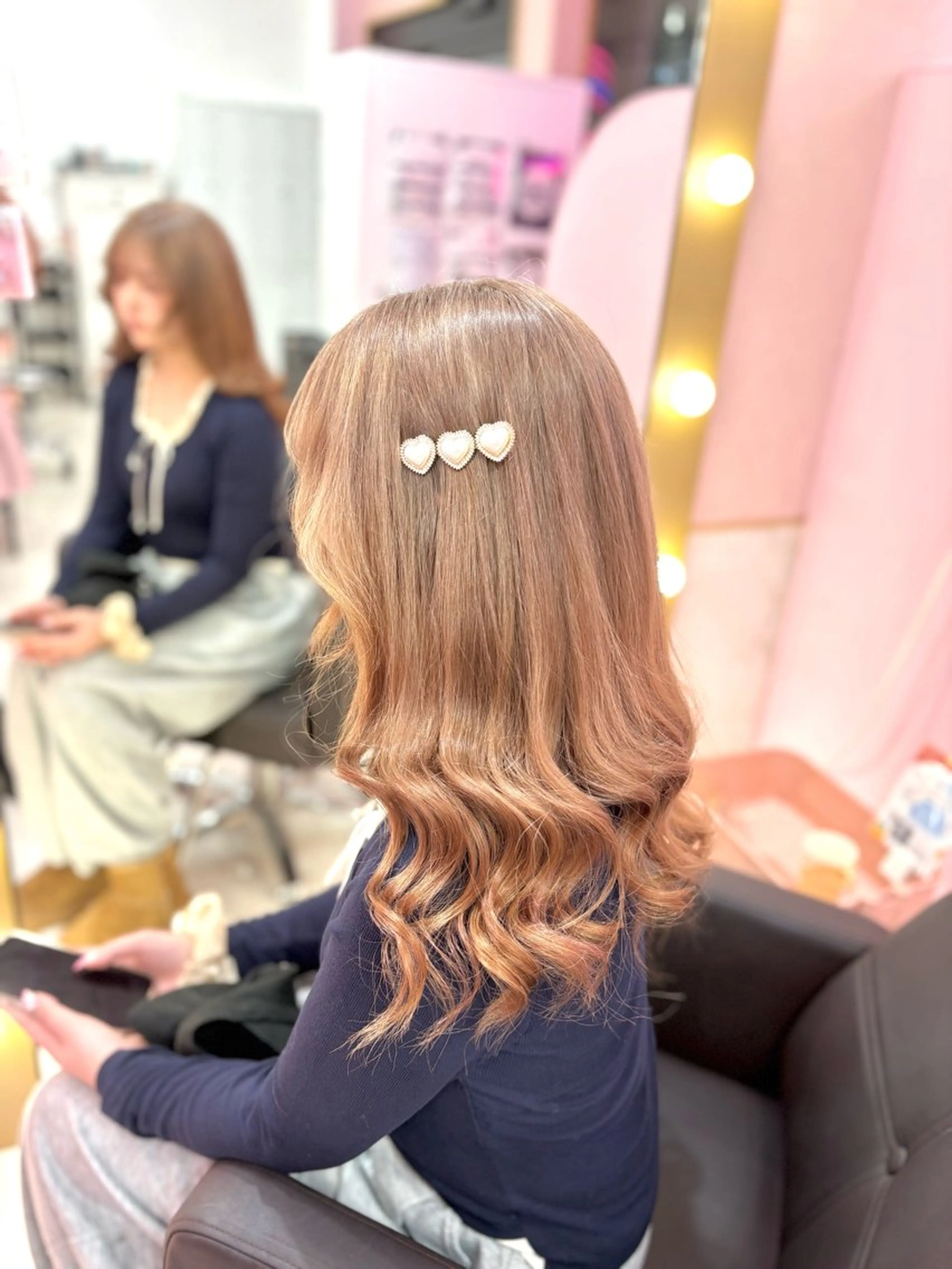 セミロング カラー 甘ふわgirly🎀 ハイトーン🤍Ramのヘアスタイル