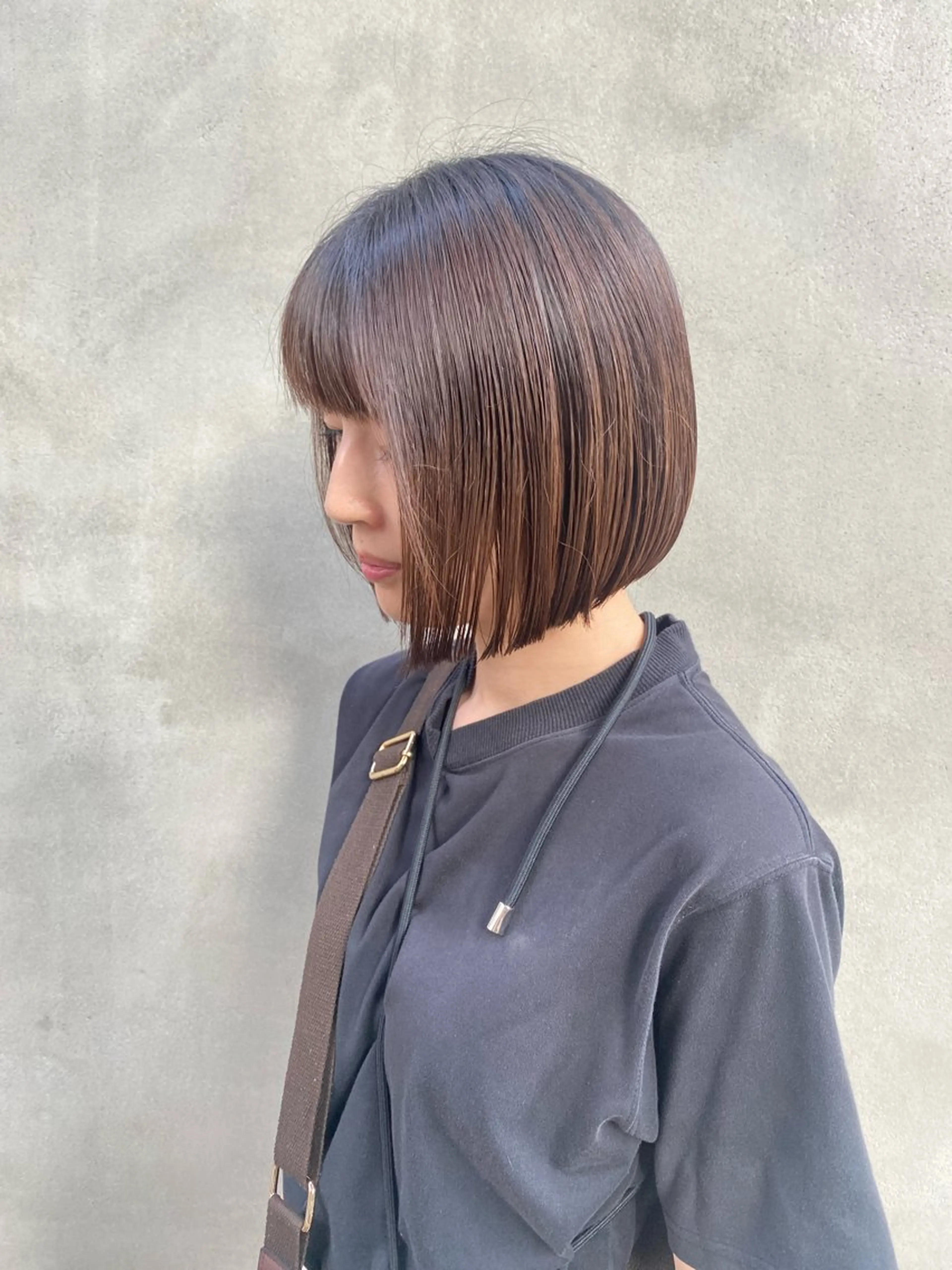 ショート カラー トリートメント カット ヘアカラー トリートメント SHICENEケイ レイヤーカット🦋のヘアスタイル