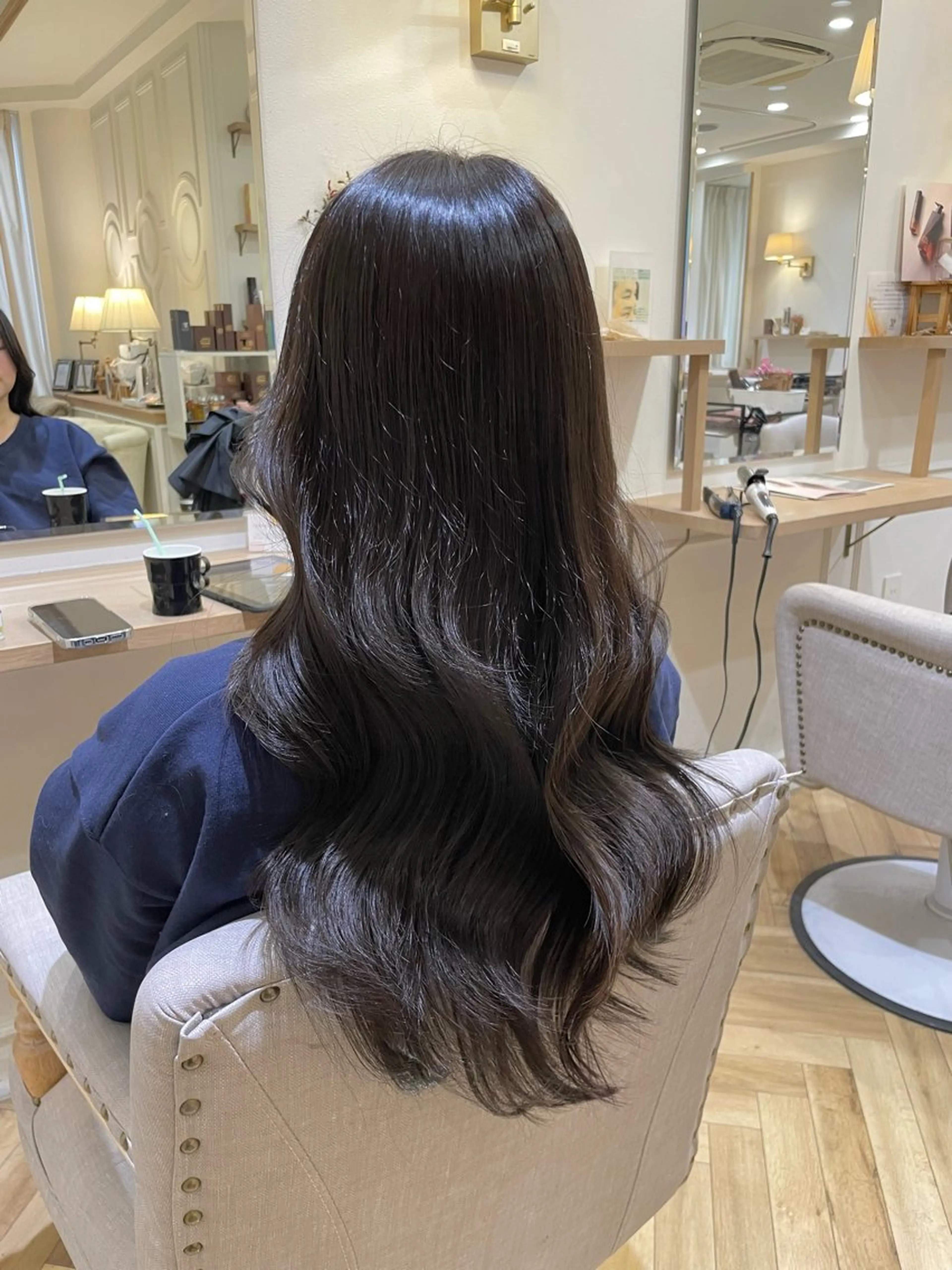 ロング カラー カット ヘアカラー トリートメント Luana難波 🫧NOAのヘアスタイル