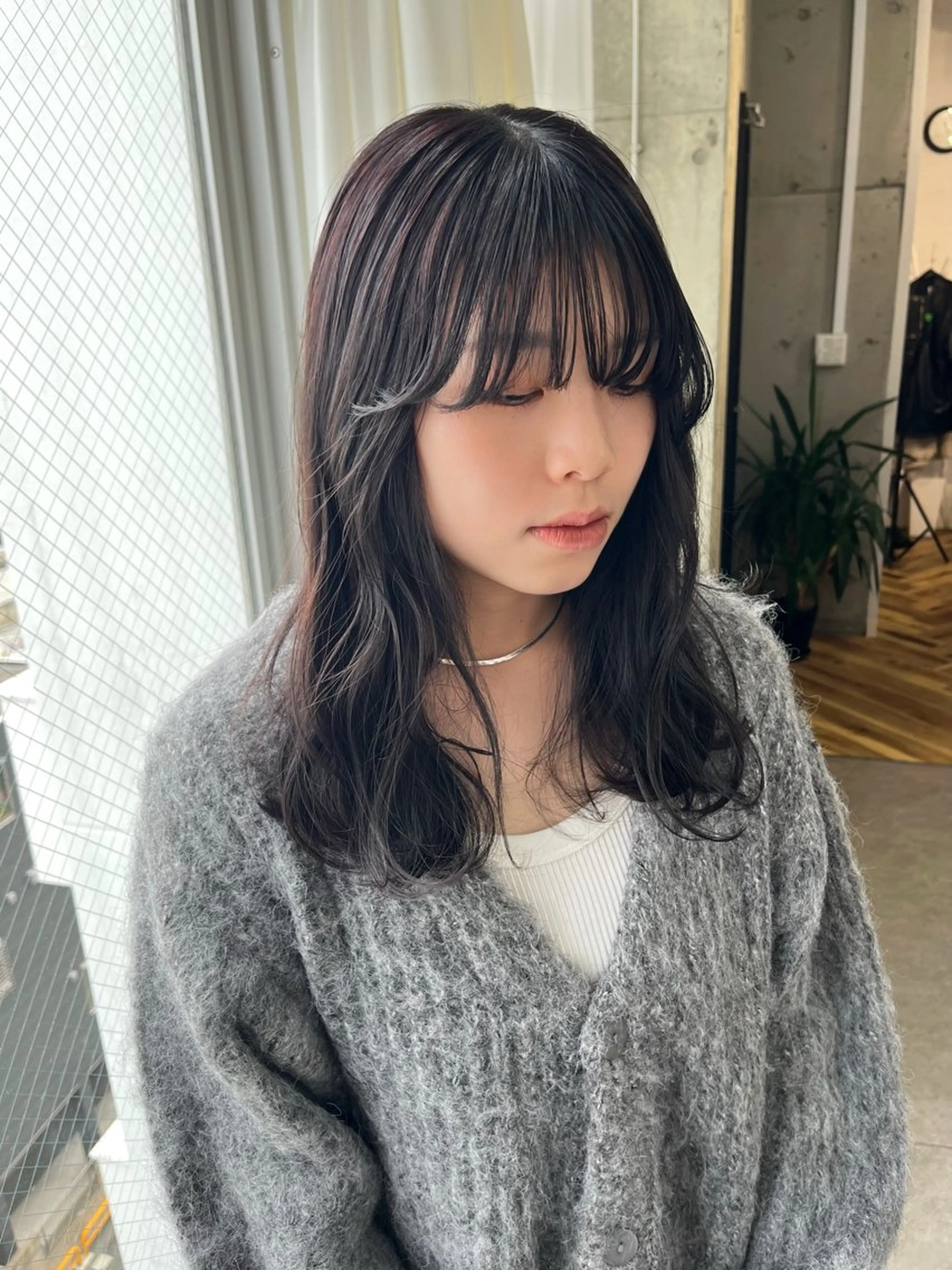 セミロング 韓国風ヘア ito eye&nail所属・ito 小山綾花のマツエク・マツパデザイン