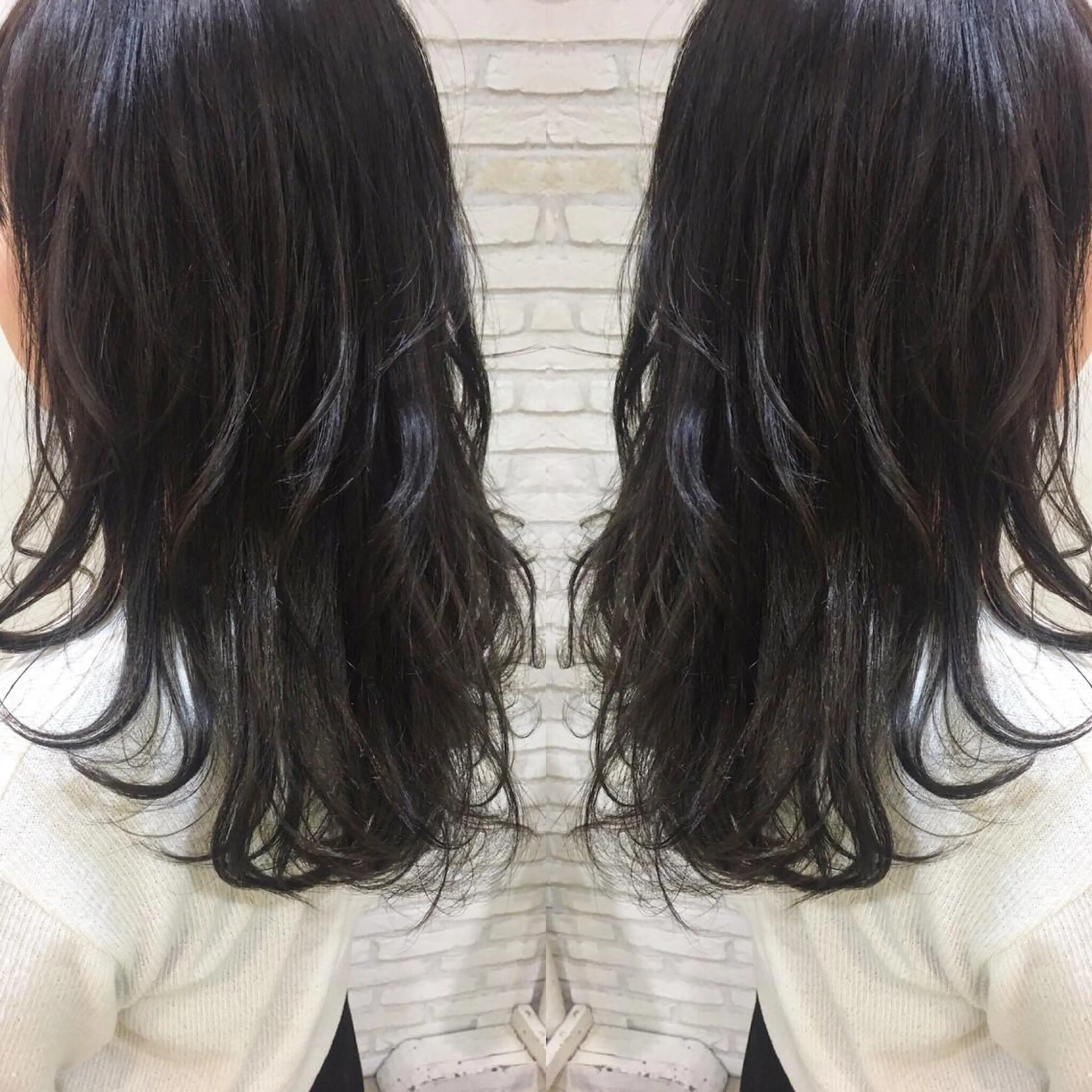 ロング カラー 平内 賢人のヘアスタイル