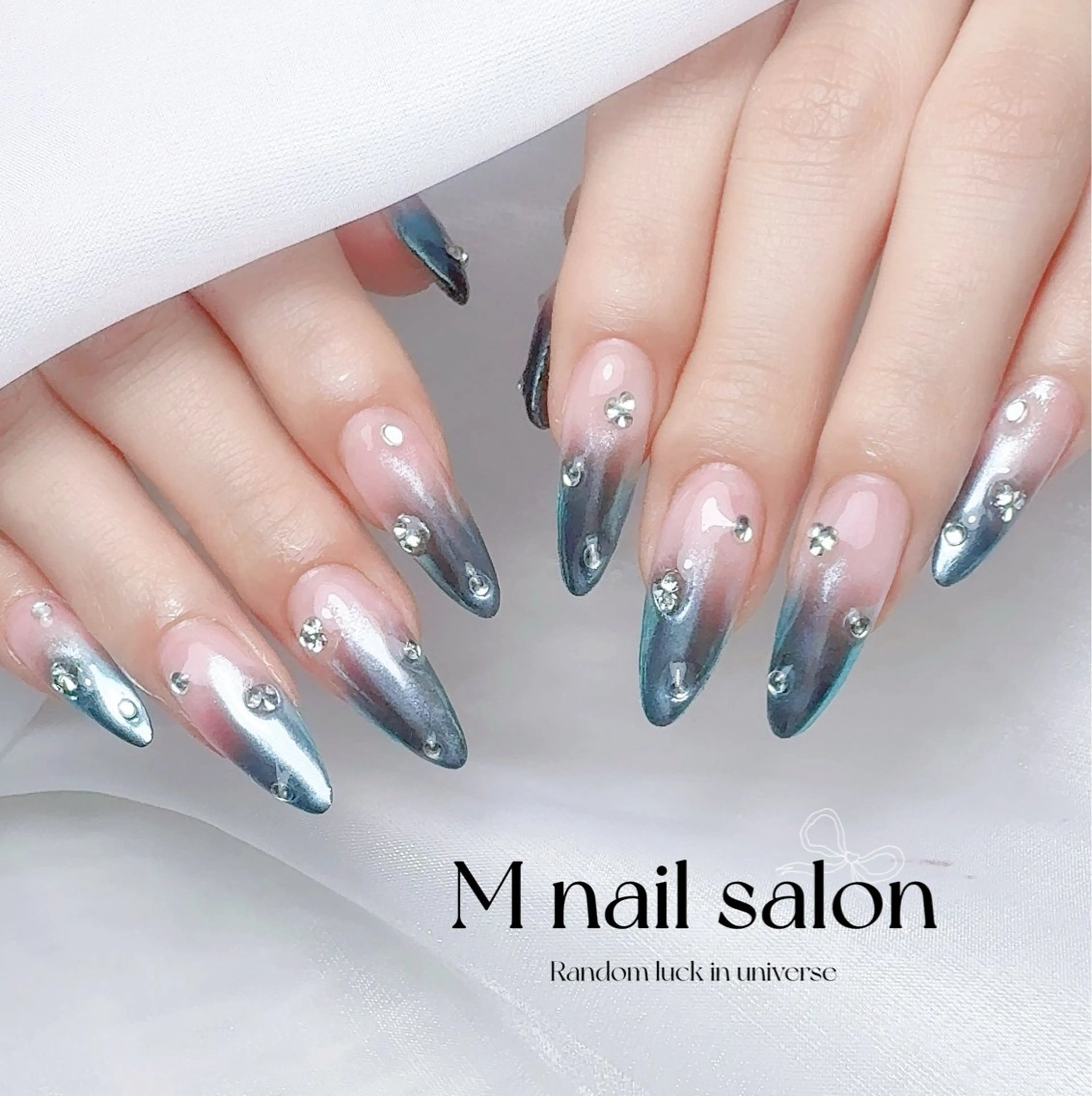 ネイル ハンドネイル M🌷nail 長さだし専門店のネイルデザイン