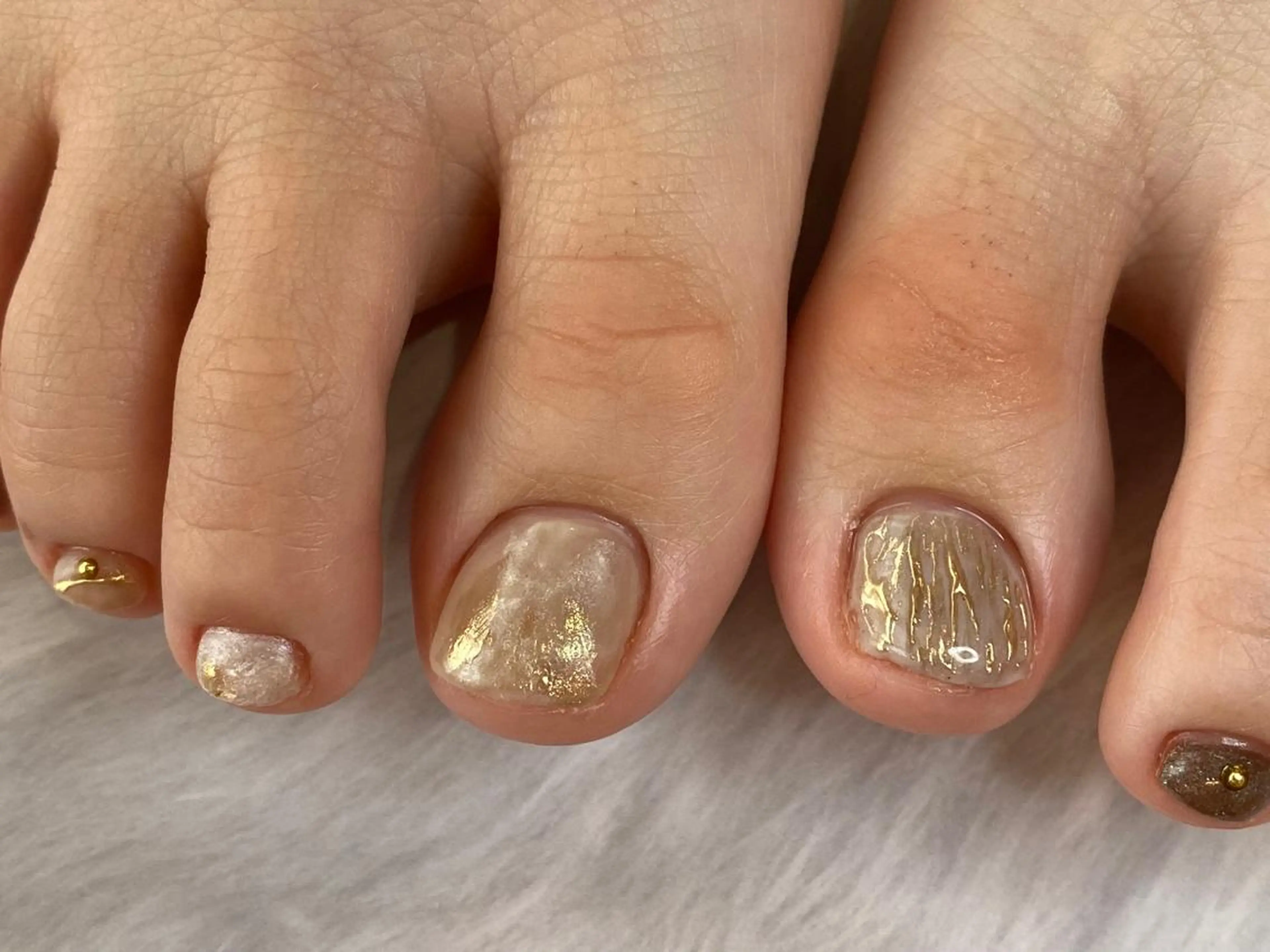 フットジェルネイル（ケア付）　2時間やり放題の写真