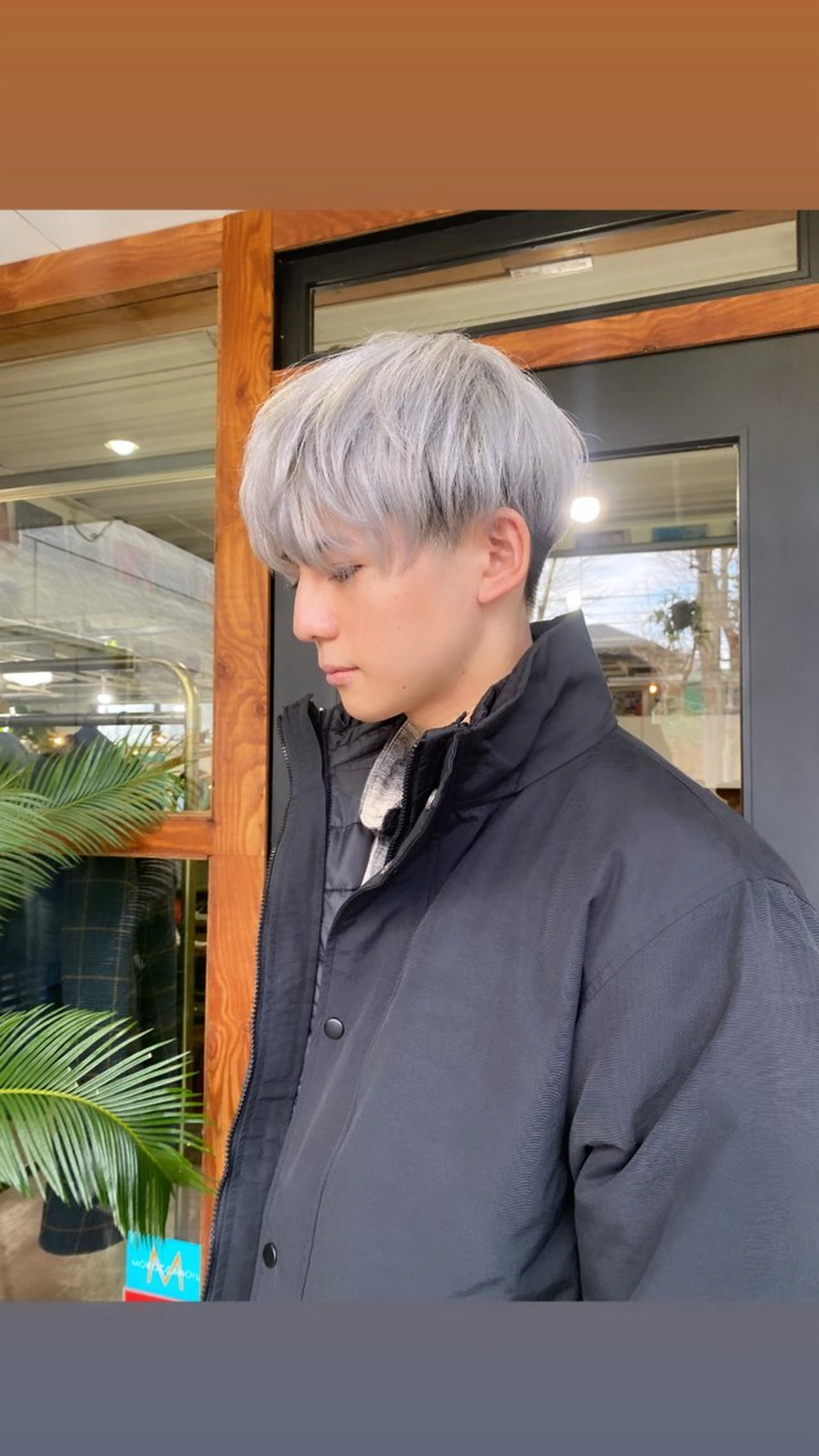 カラー メンズ ヘアカラー なぎ🌿.∘[ボブ, ニュアンスカラー]のヘアスタイル