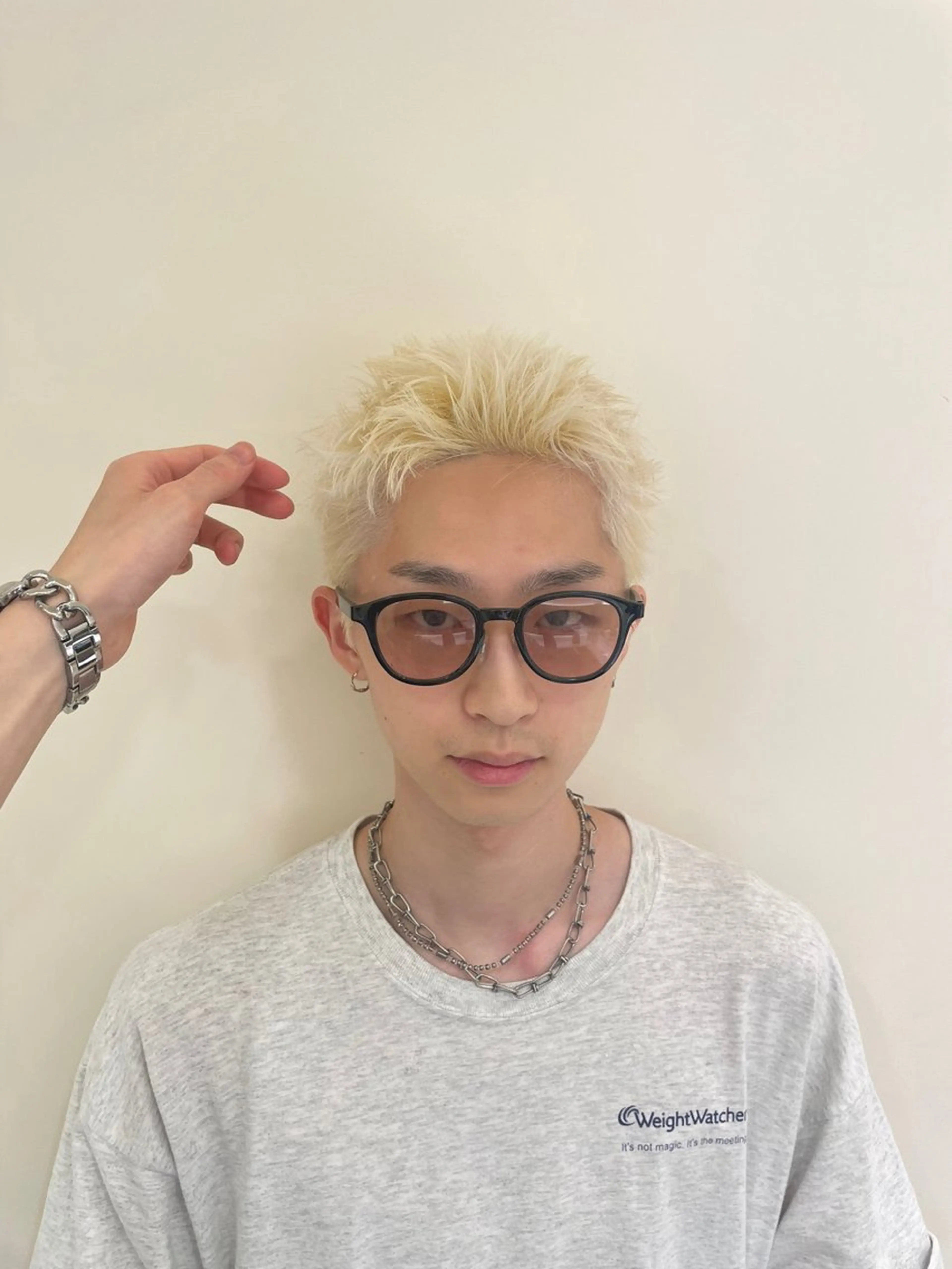 メンズ スパイキーショート カット トリートメント 髪質改善/縮毛矯正/ 酸性ストレート/まやのヘアスタイル