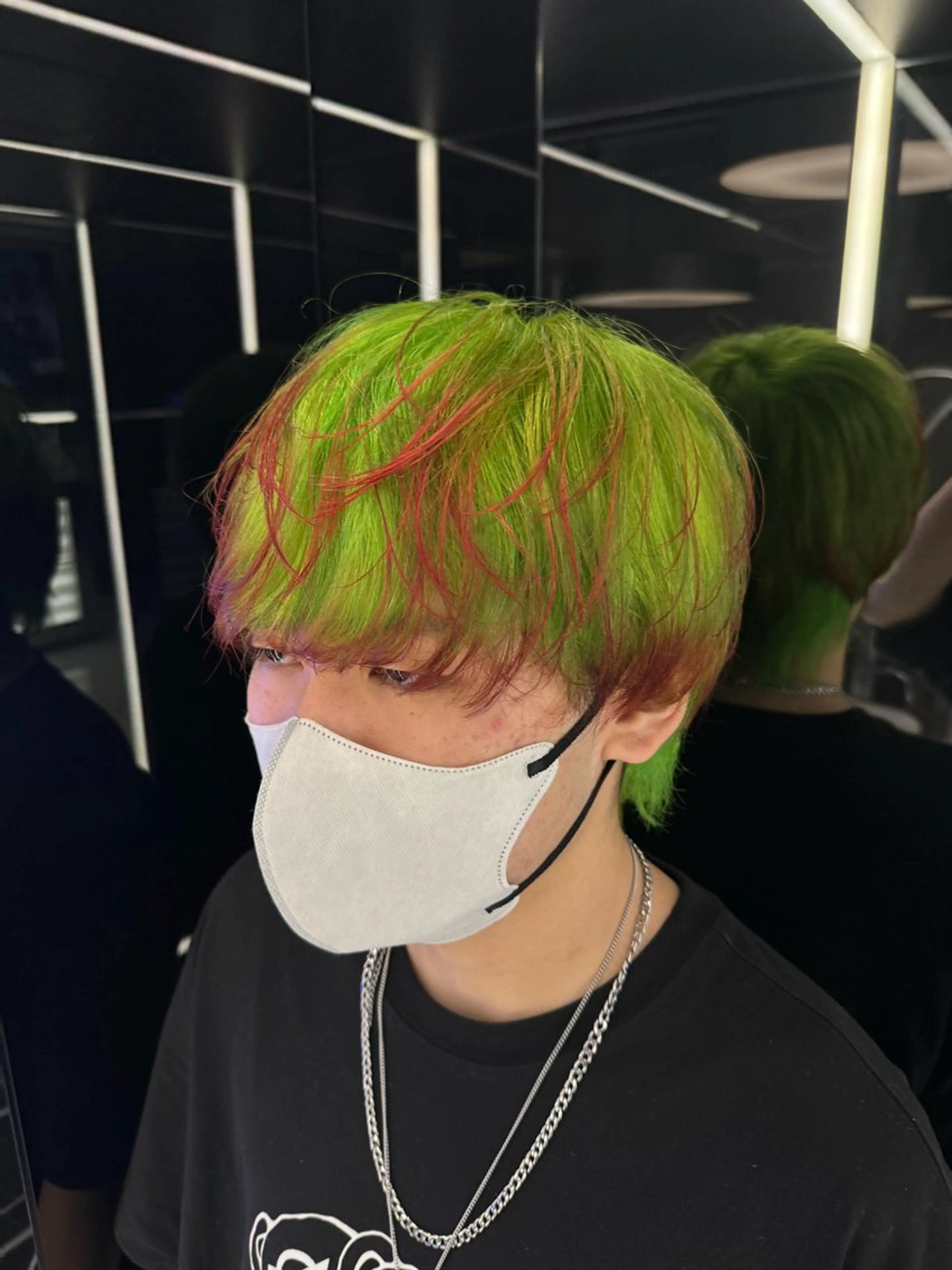 ショート カラー メンズ りょうへい/ 全頭ブリーチ/渋谷のヘアスタイル