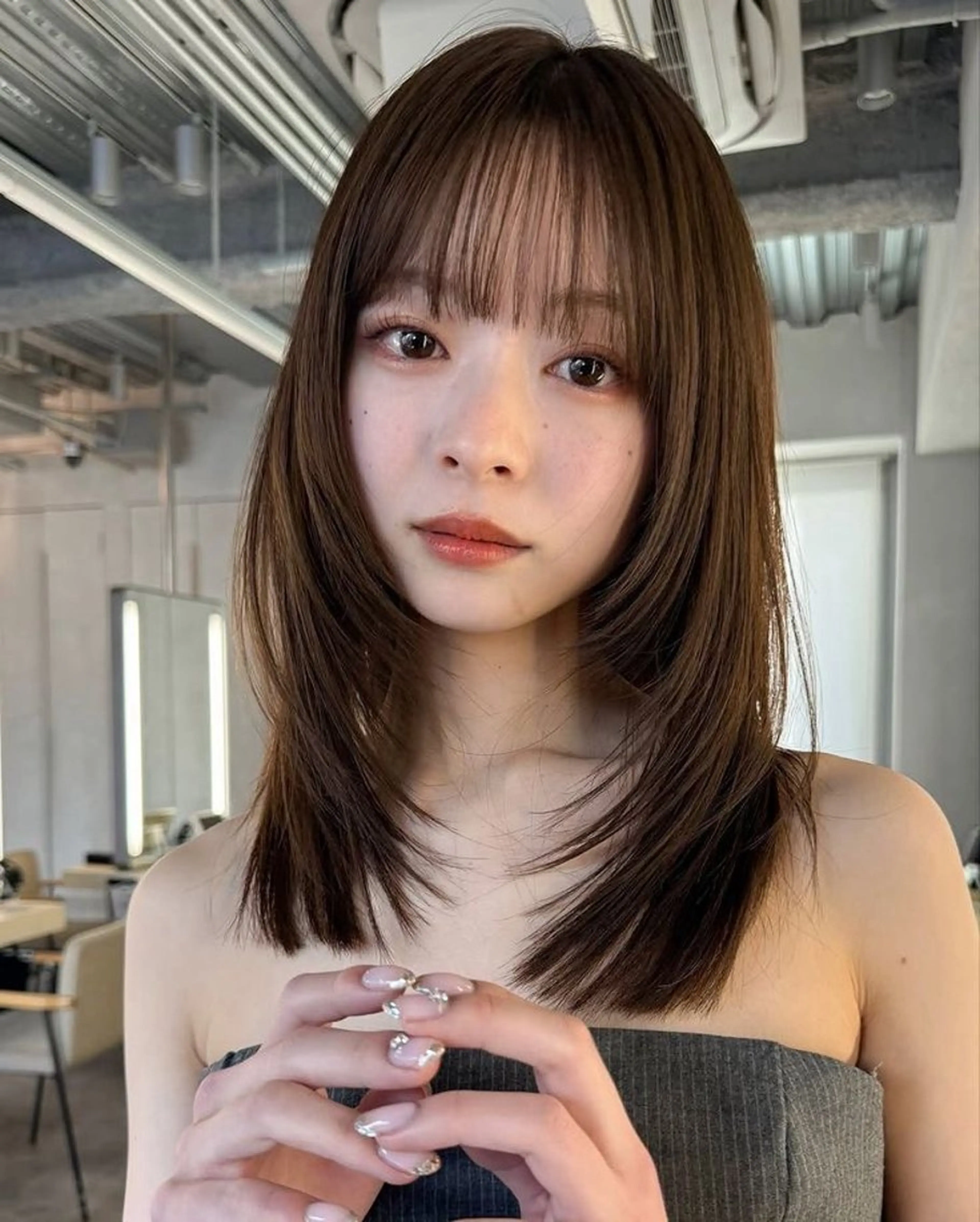 【ミニモ学割】カット＋ヘアカラー＋オージュアトリートメントの写真