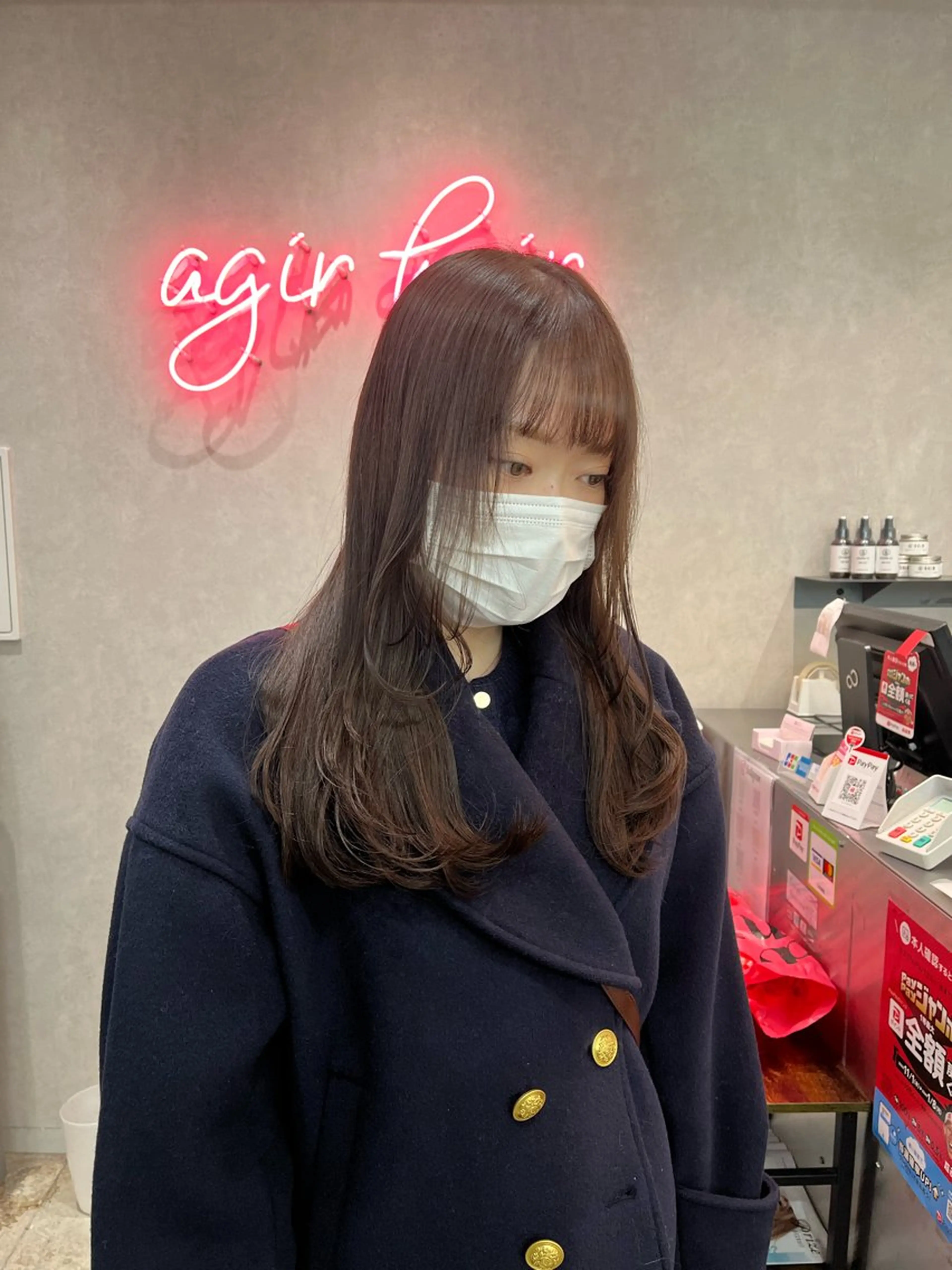 ロング カラー 🪽髪質改善ストレー ト🤍美羽🤍のヘアスタイル