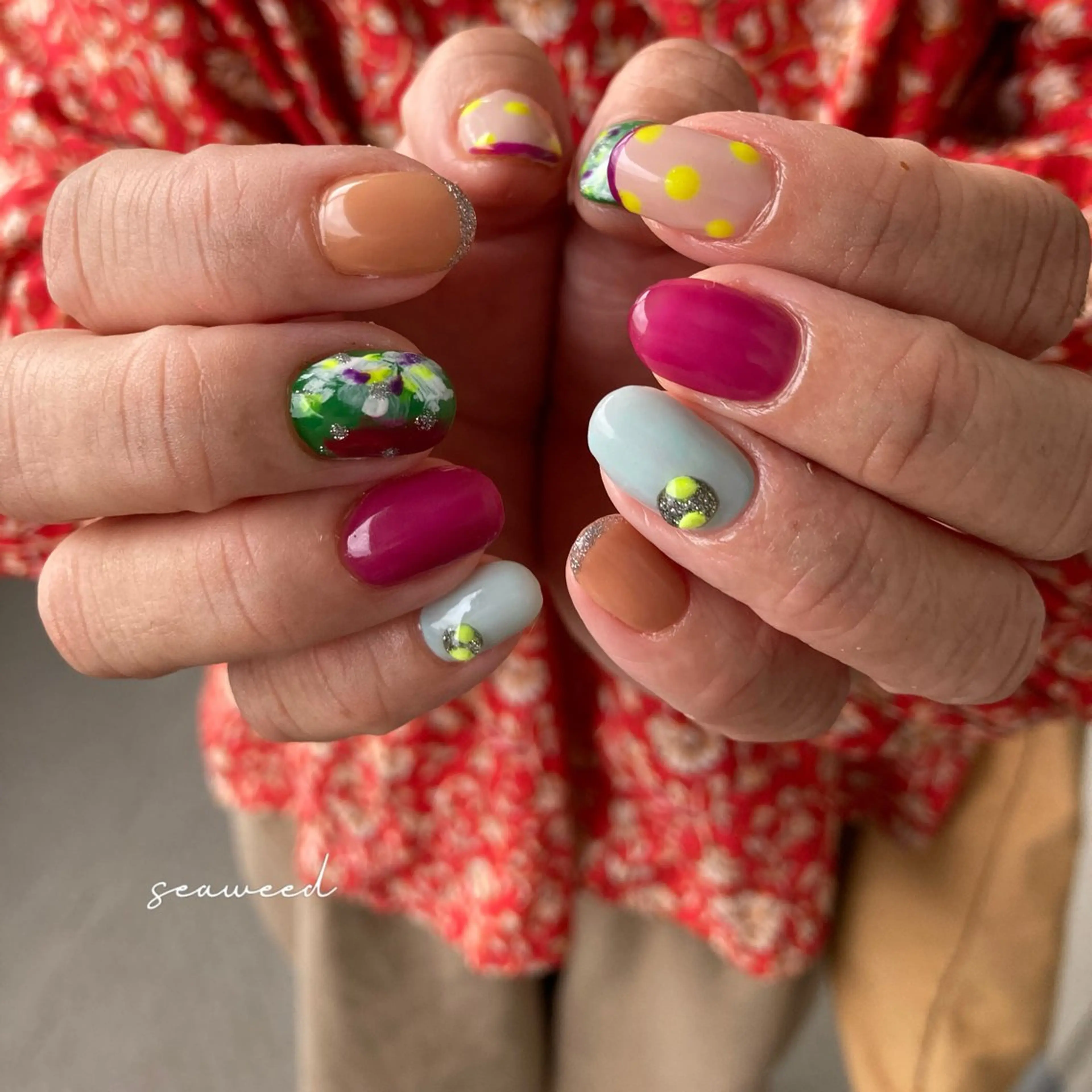 ネイル seaweed nailのネイルデザイン