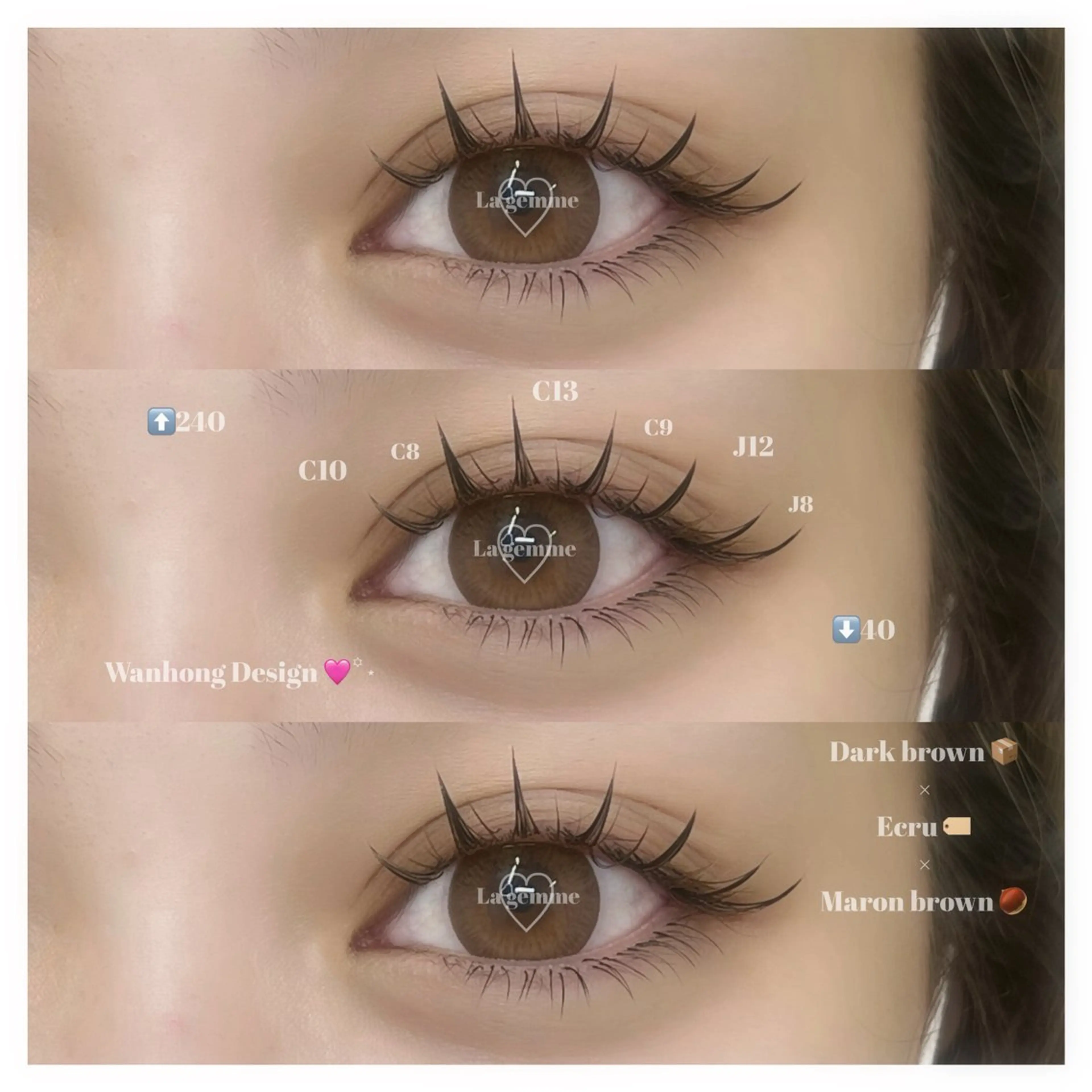 🎀 上下ワンホンデザイン…🍒♡（上：​〜​200本/下：​〜​40本目安）の写真