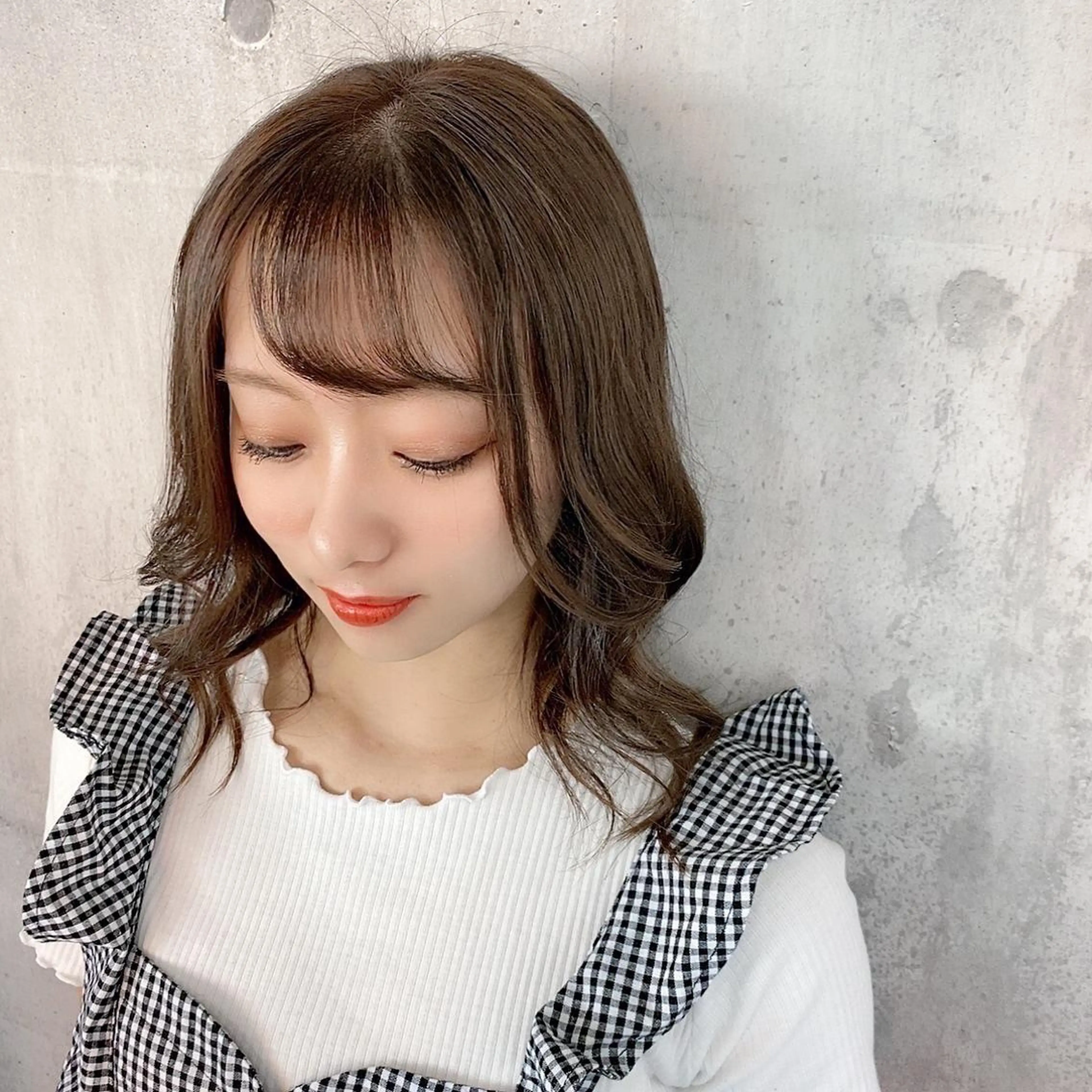 カラー _WHITE浜松店 もえかのヘアスタイル