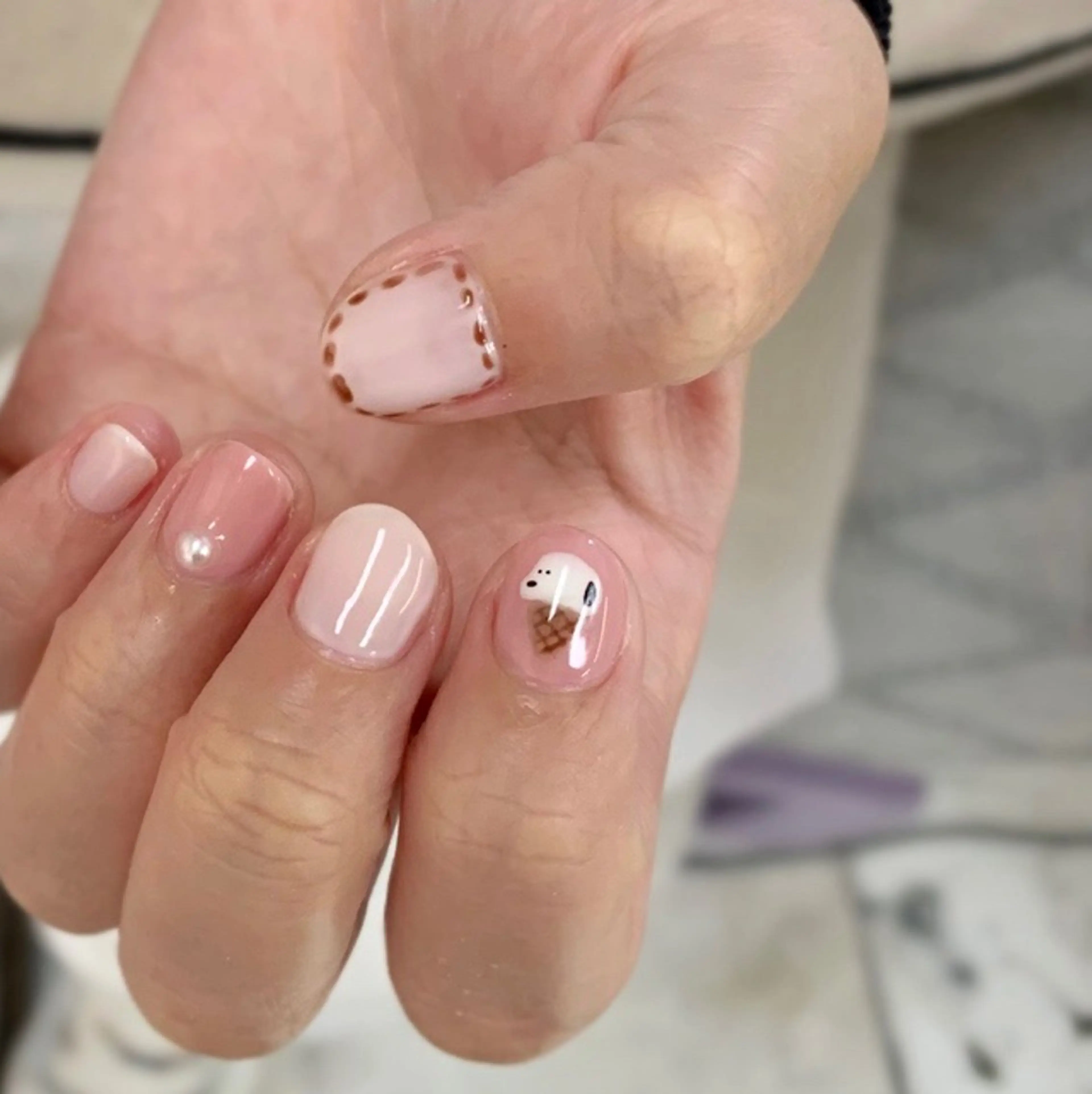 ネイル ハンドネイル アトリエ　ミモザ所属・いまむら あかりのネイルデザイン