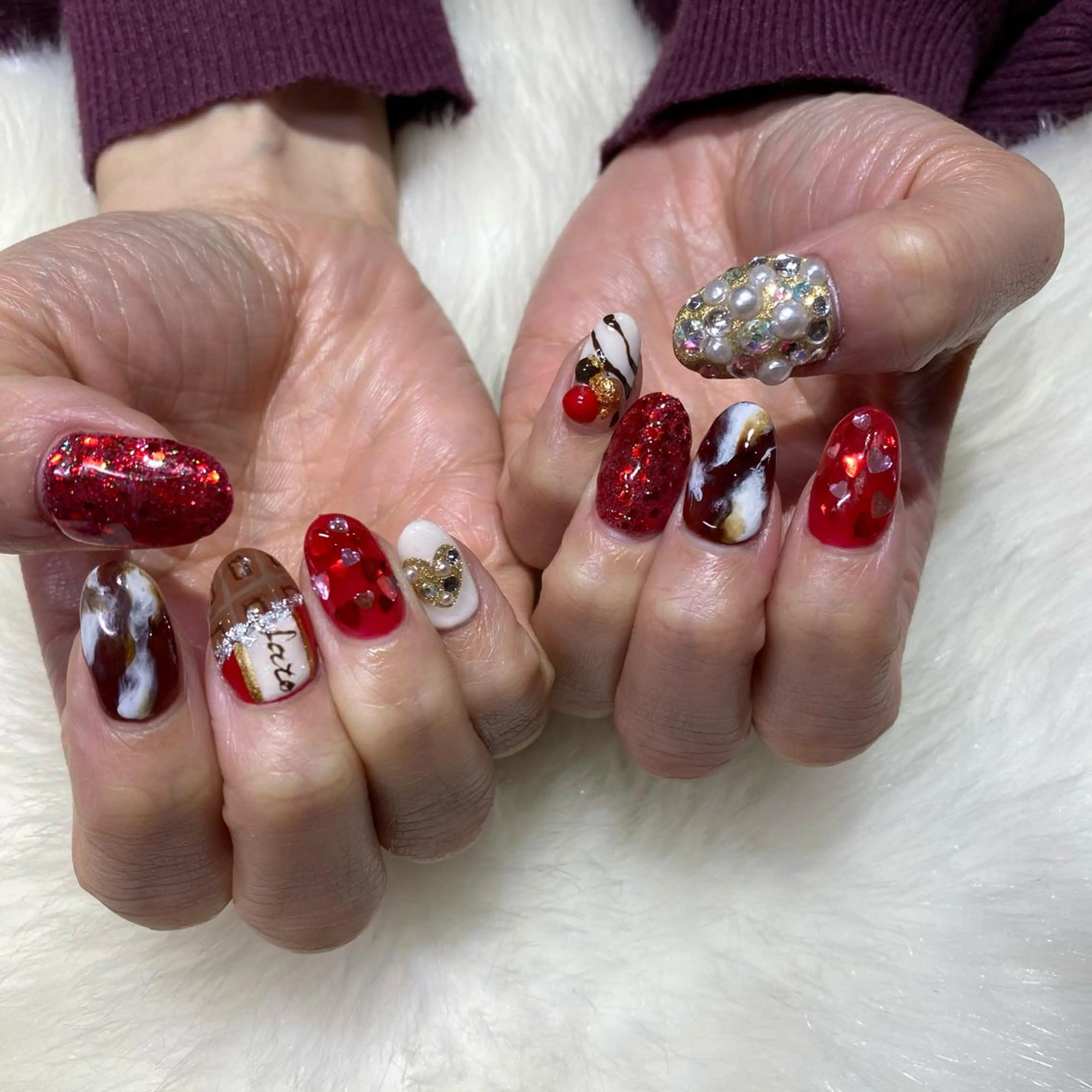 ネイル Amber21.所属・Nagahama Akariのネイルデザイン