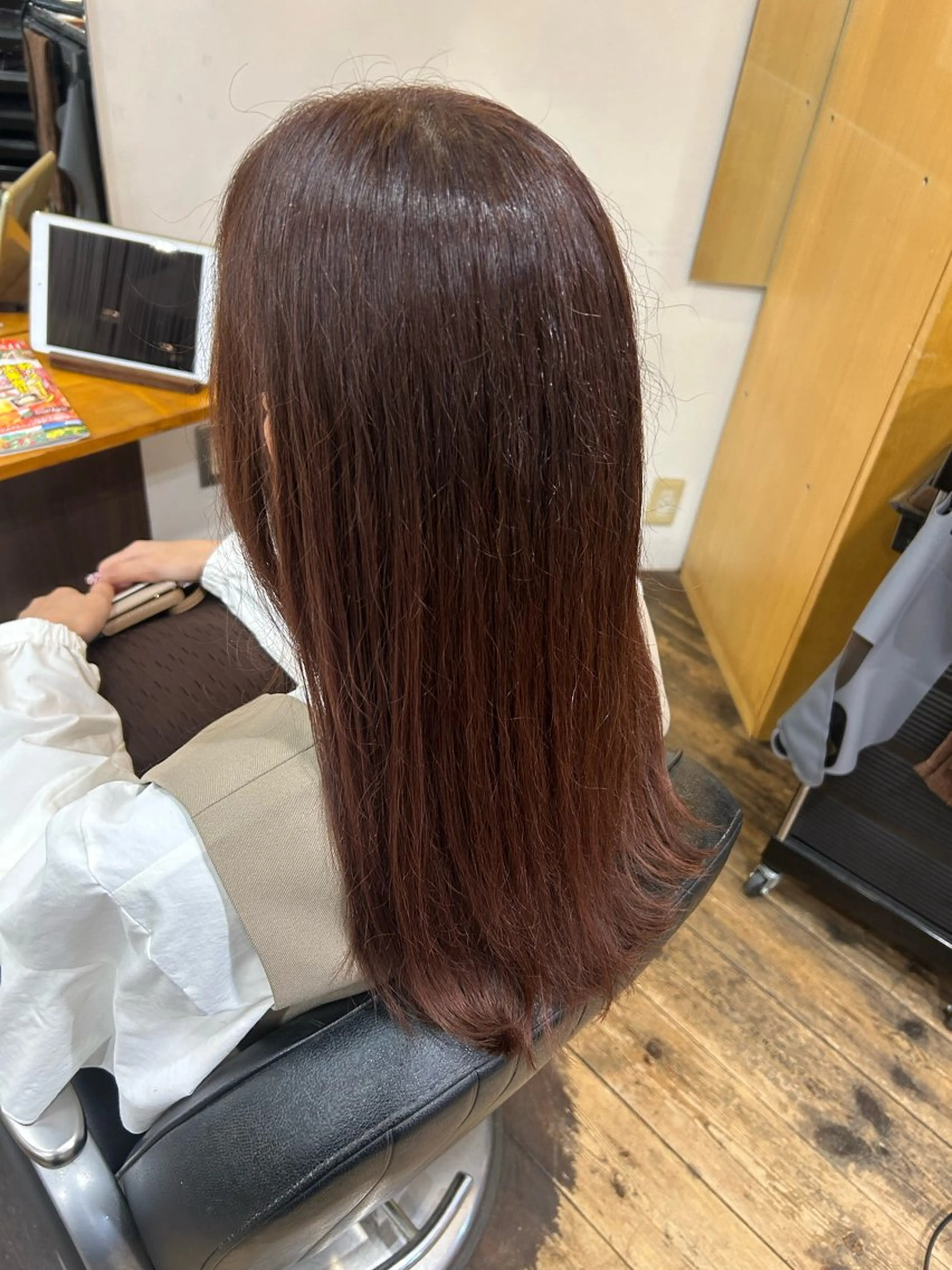 ロング カラー ブラウンカラー ピンクカラー ピンクブラウン ハンズエミュ所属・handsemu🍀 komakiのヘアスタイル