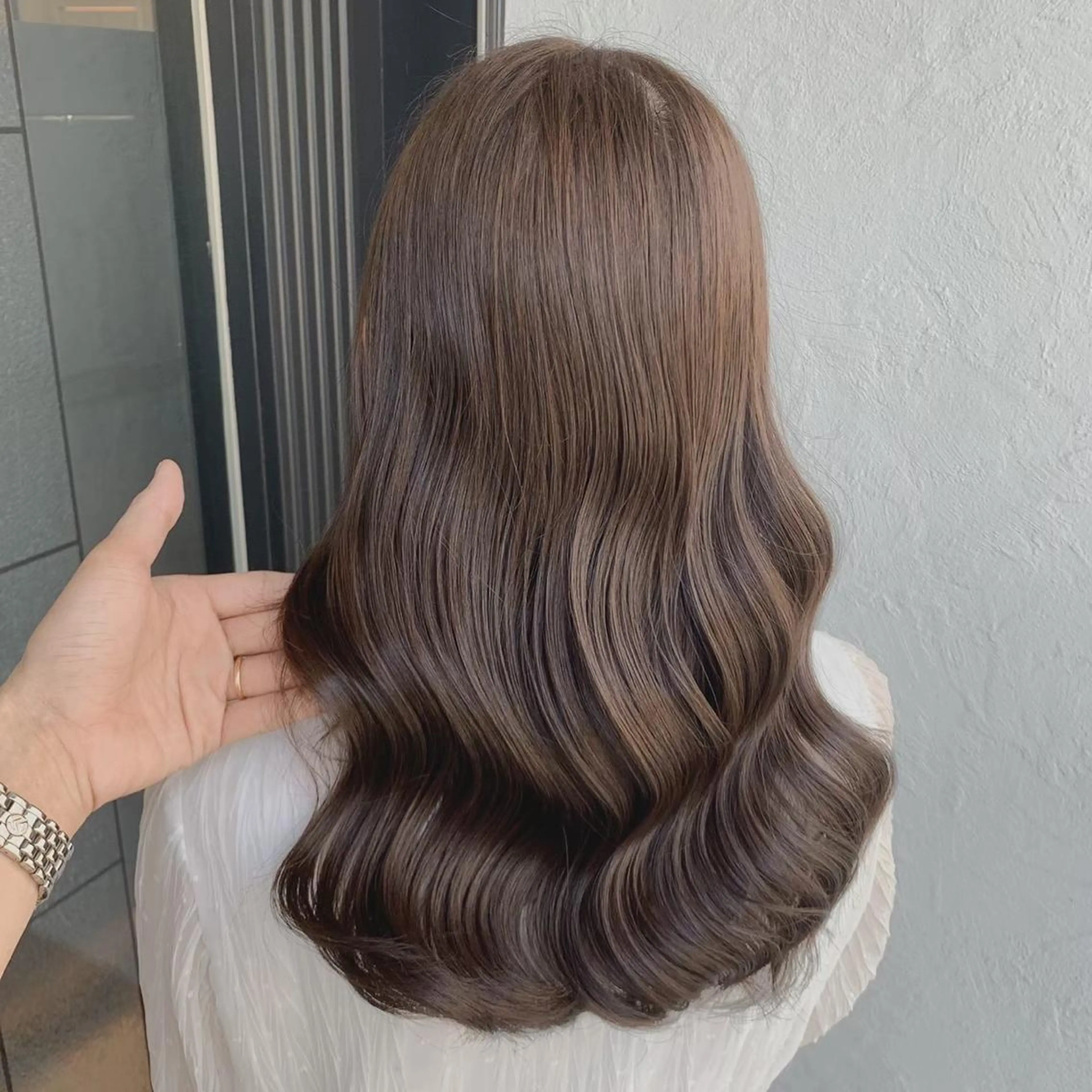 ロング カラー 髪質改善 髪質改善/ ツヤ髪カラー/高井のヘアスタイル