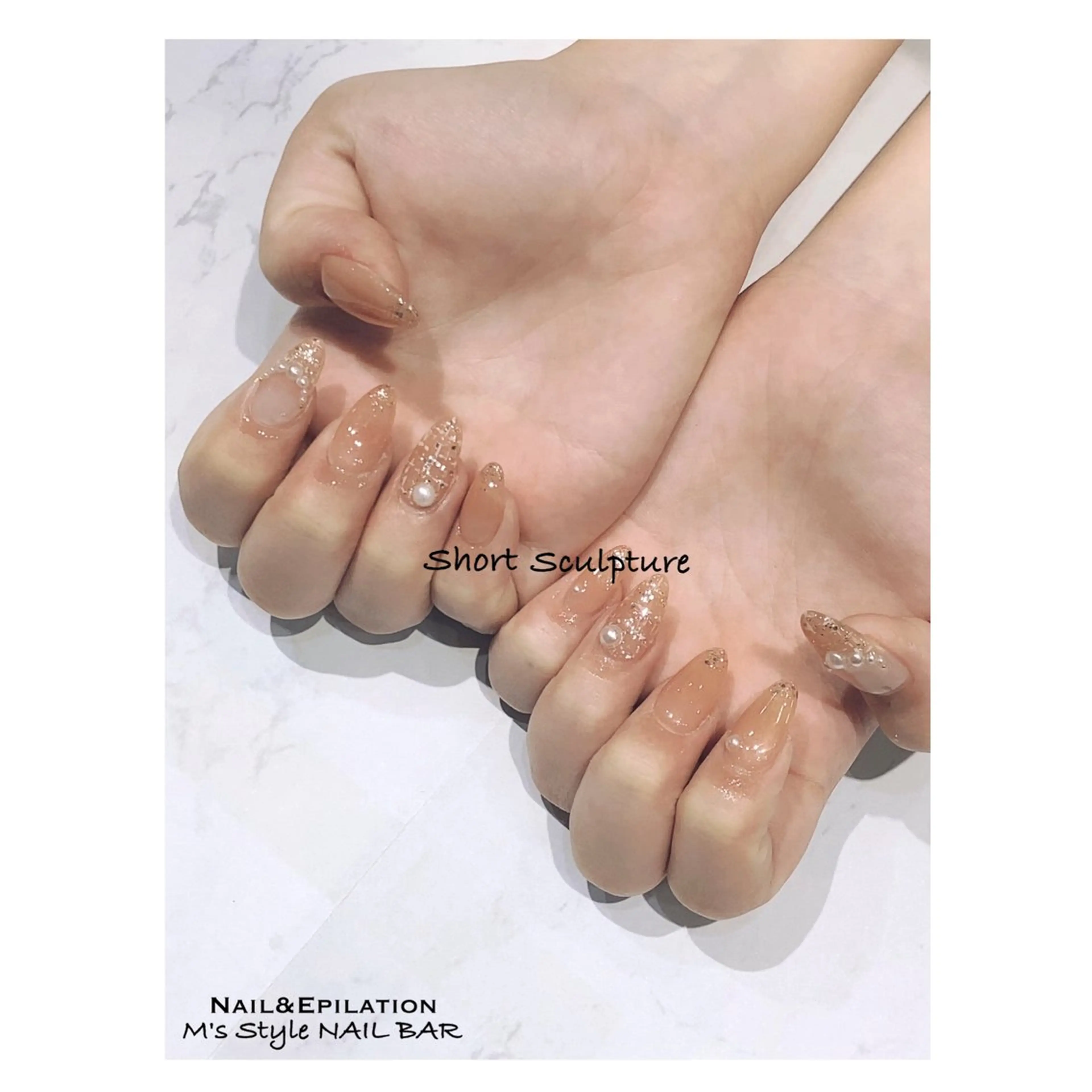 ネイル 成人式 フットネイル フレンチネイル ジェルネイル 韓国ネイル ハンドネイル M's Style NAIL BARのエステ・リラクイメージ