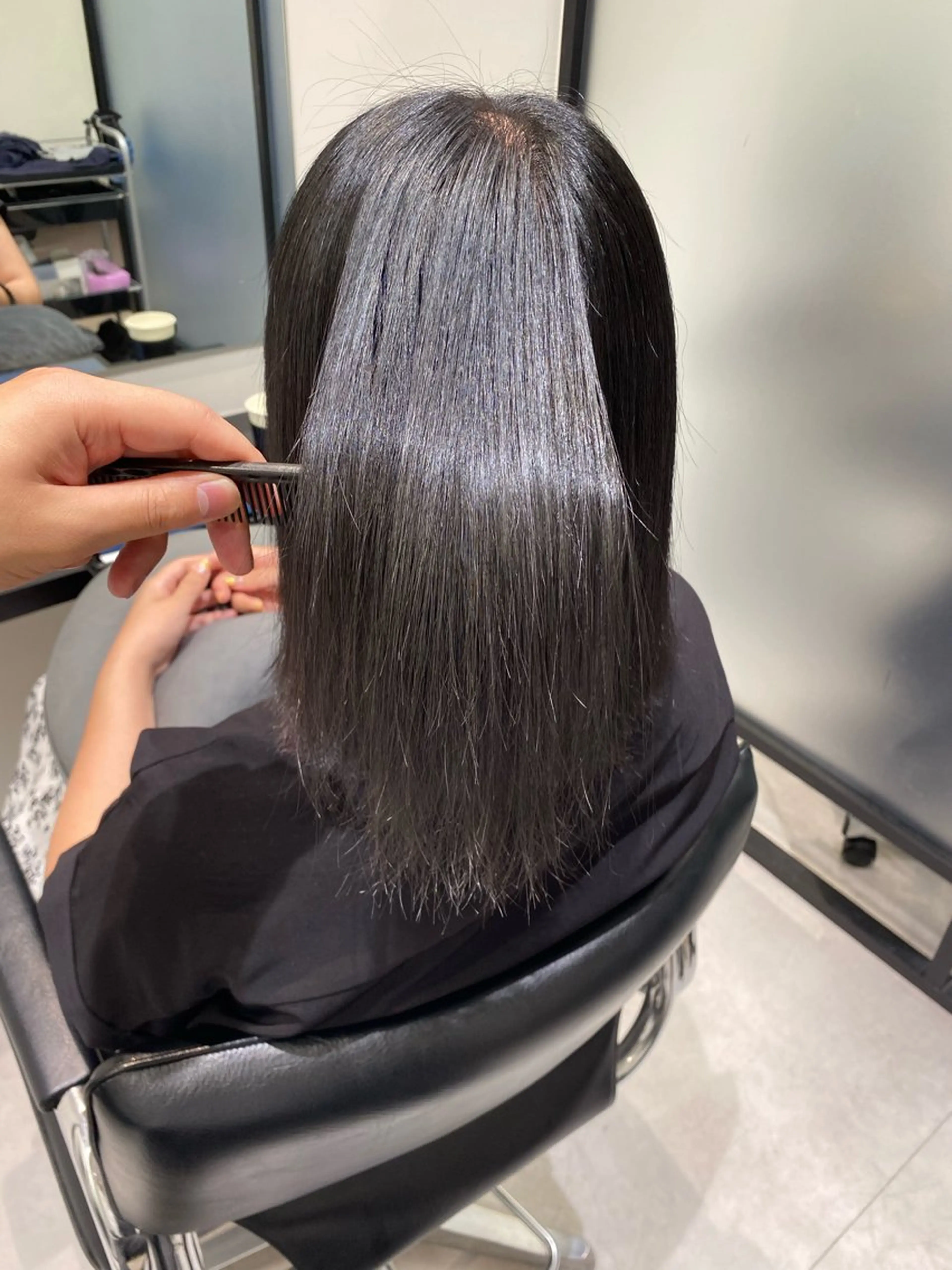 ミディアム 髪質改善水素TR× レイヤーカット/熊澤のヘアスタイル