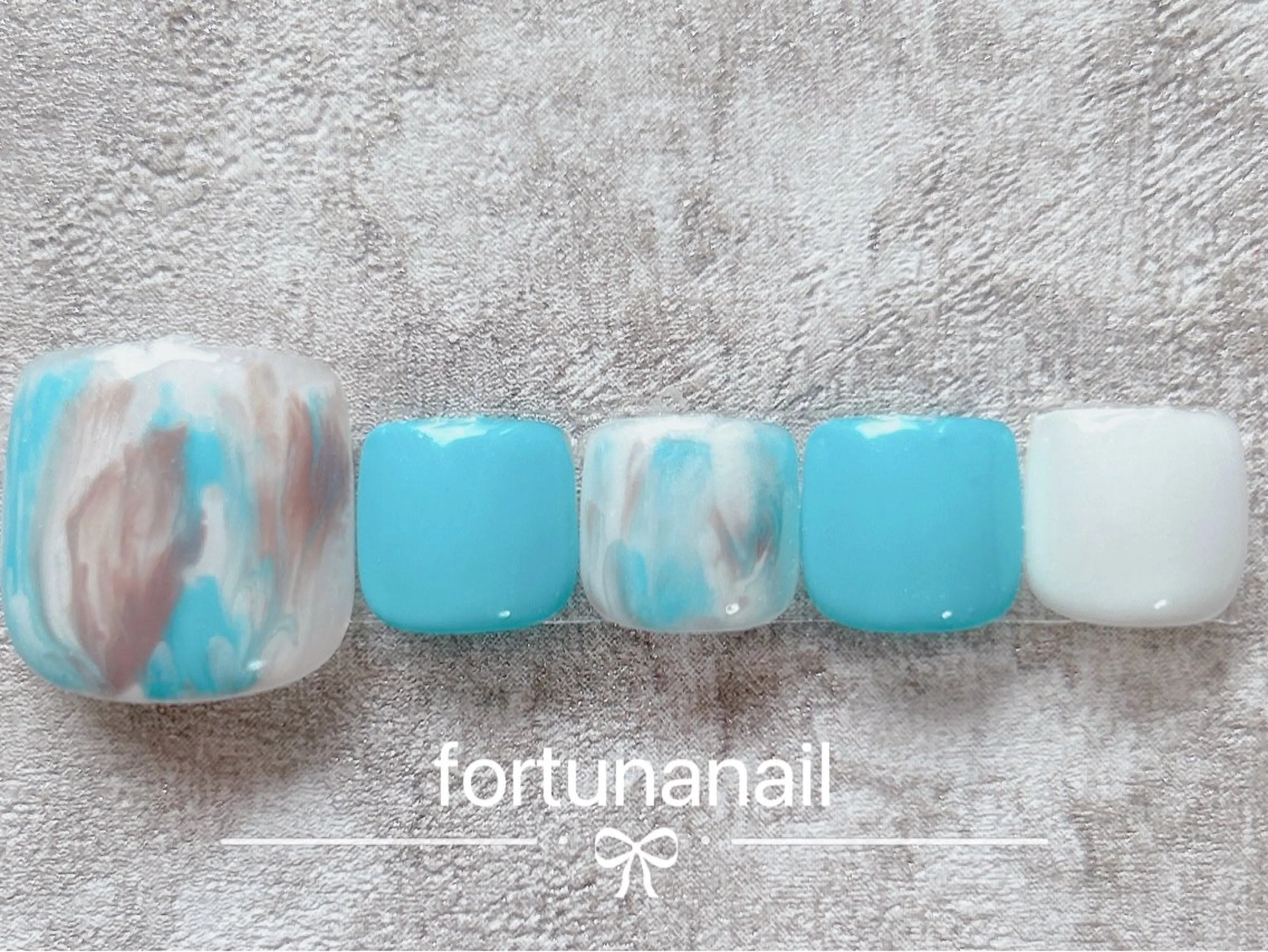 ネイル フットネイル Nail •Head スパFortunaのネイルデザイン