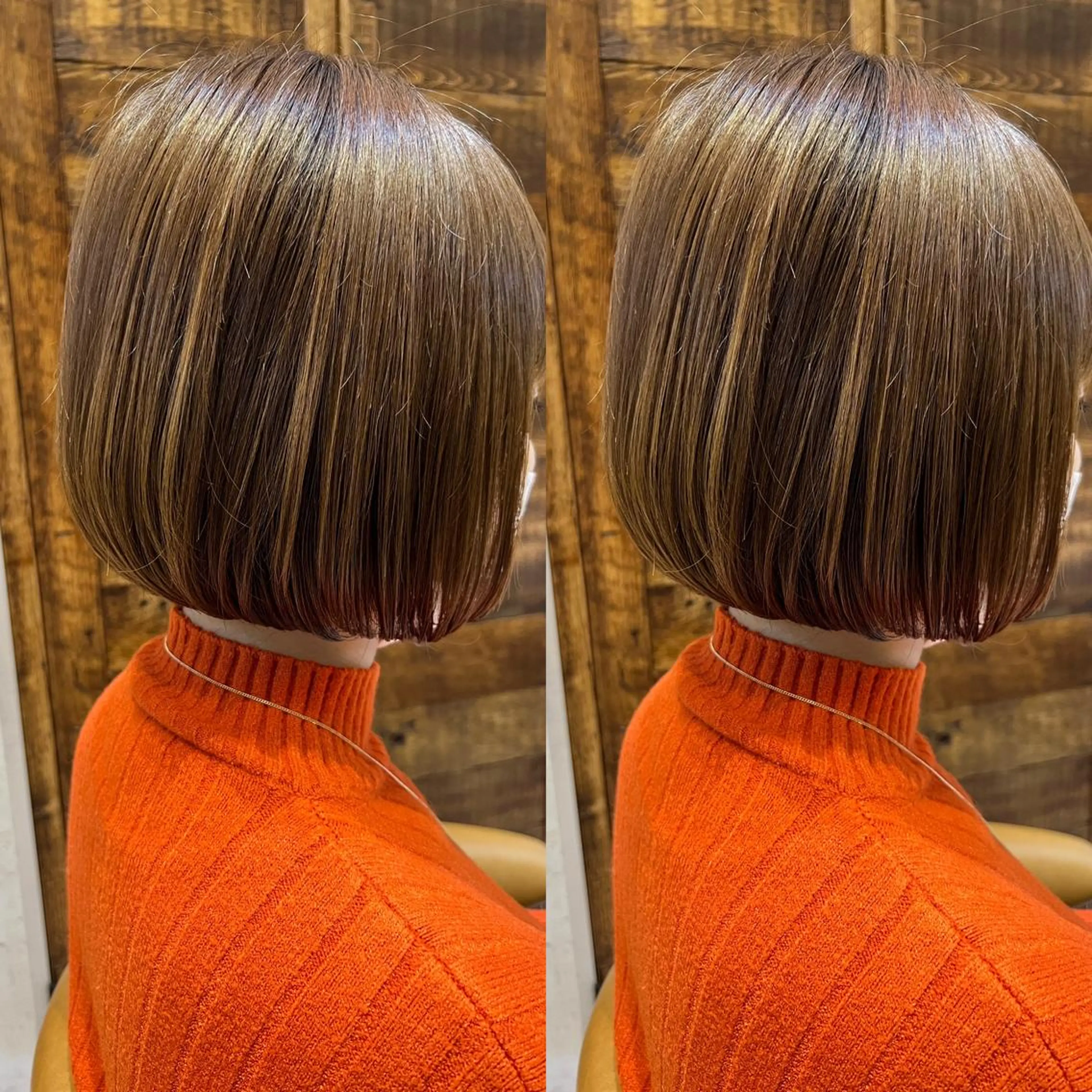 ミディアム カラー MIKU /ボブ/外ハネボブのヘアスタイル