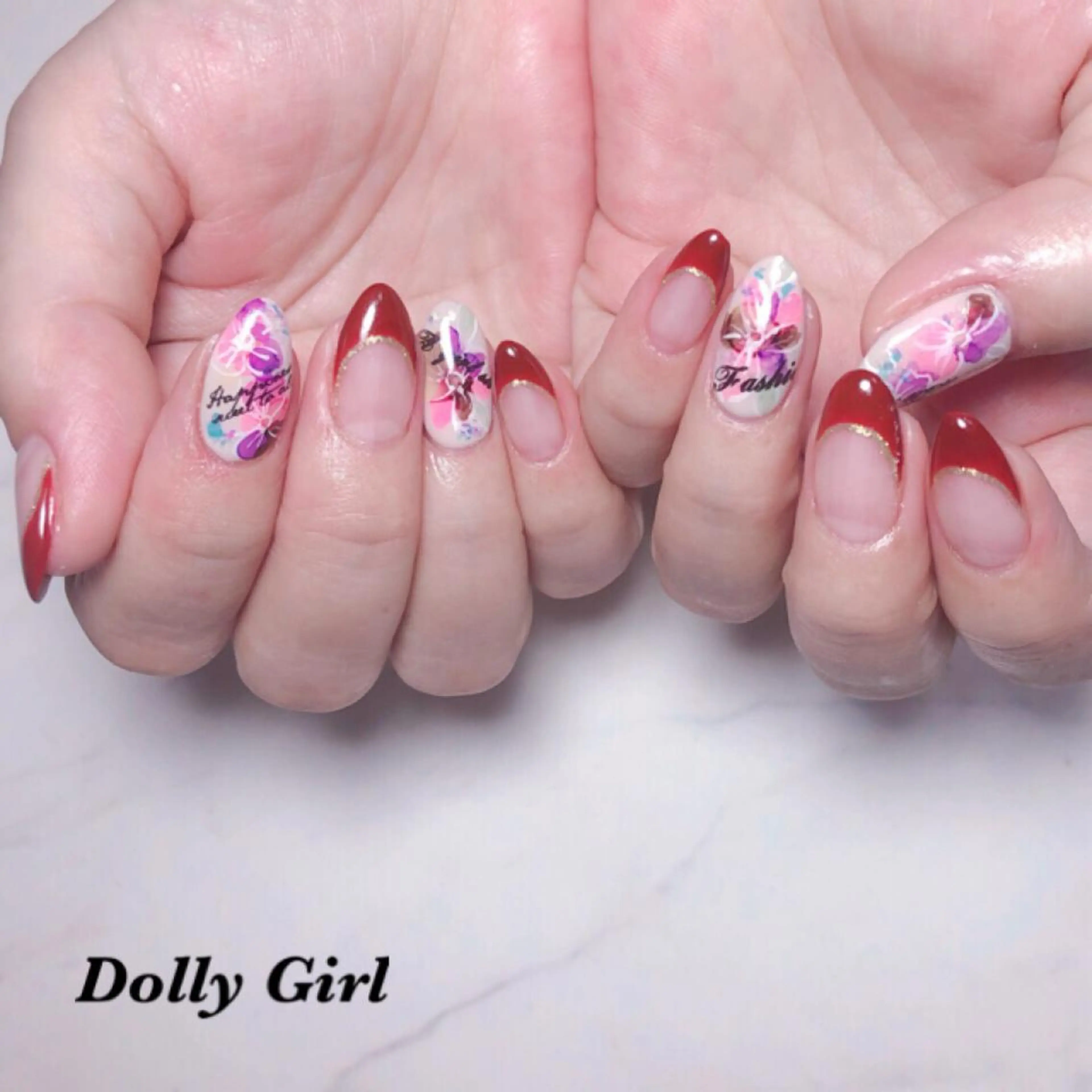 ネイル 個室ネイルサロンDolly  Girl〜ドーリーガール〜所属・DollyGirl KYOKOのネイルデザイン