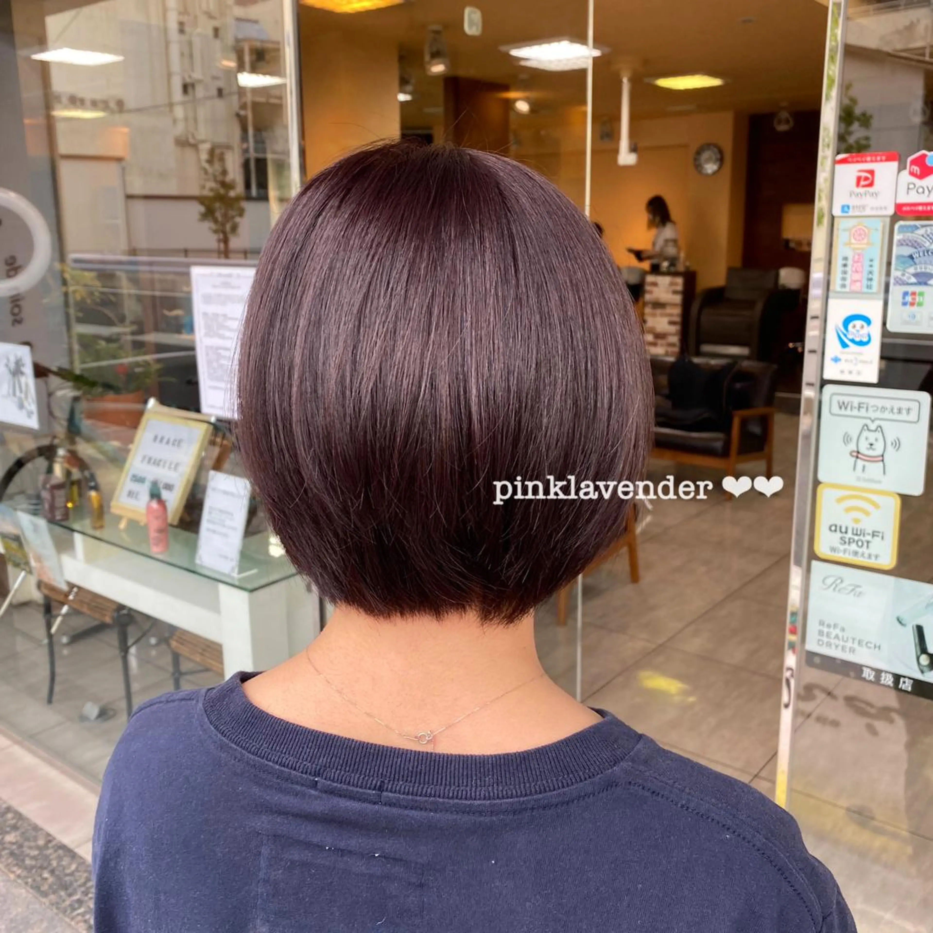 ショート カラー ヘアアレンジ HAIRSALONLOOP所属・川上 麻梨阿のヘアスタイル