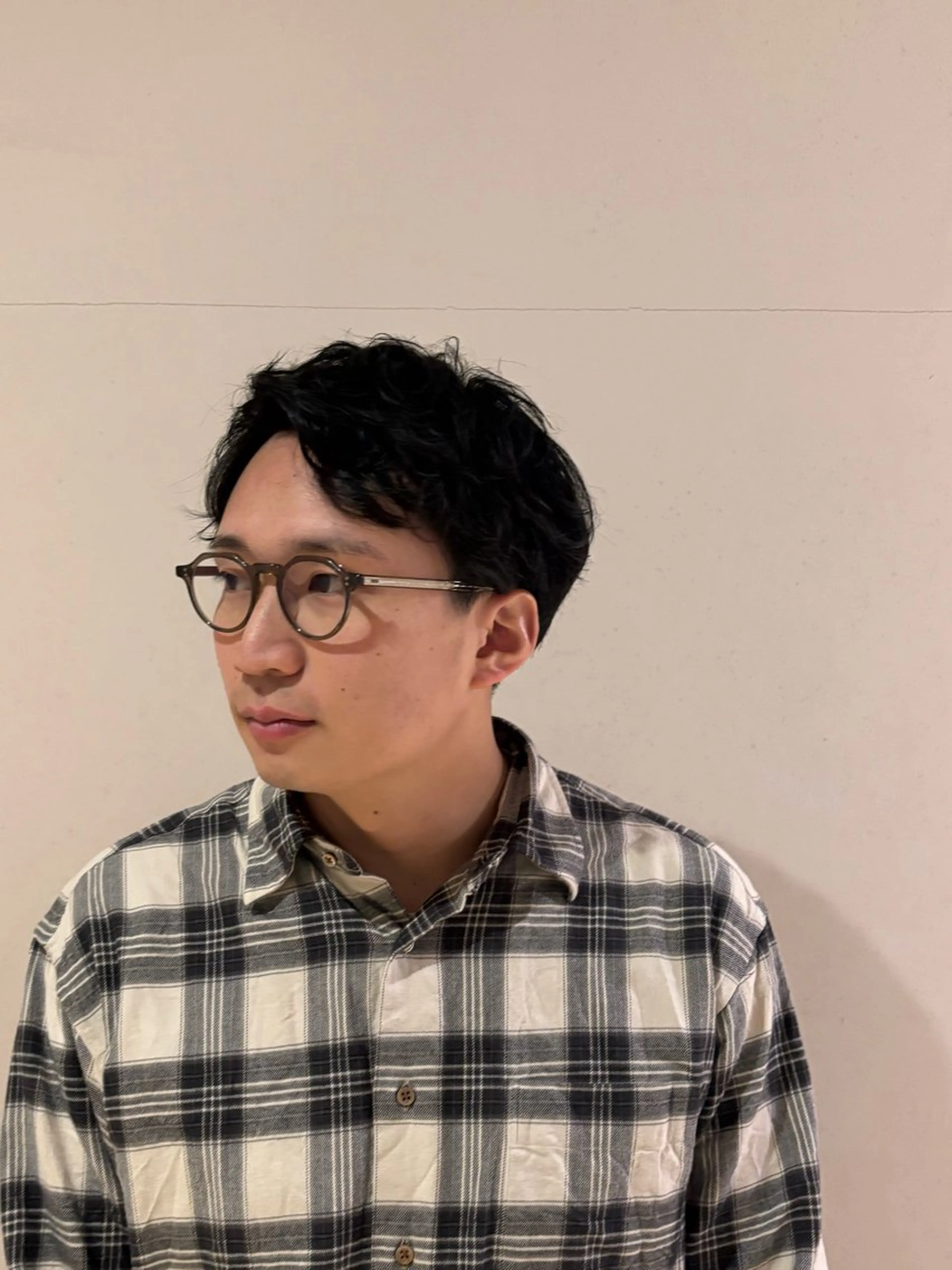 メンズ カット パーマ 太田 渚遊のヘアスタイル