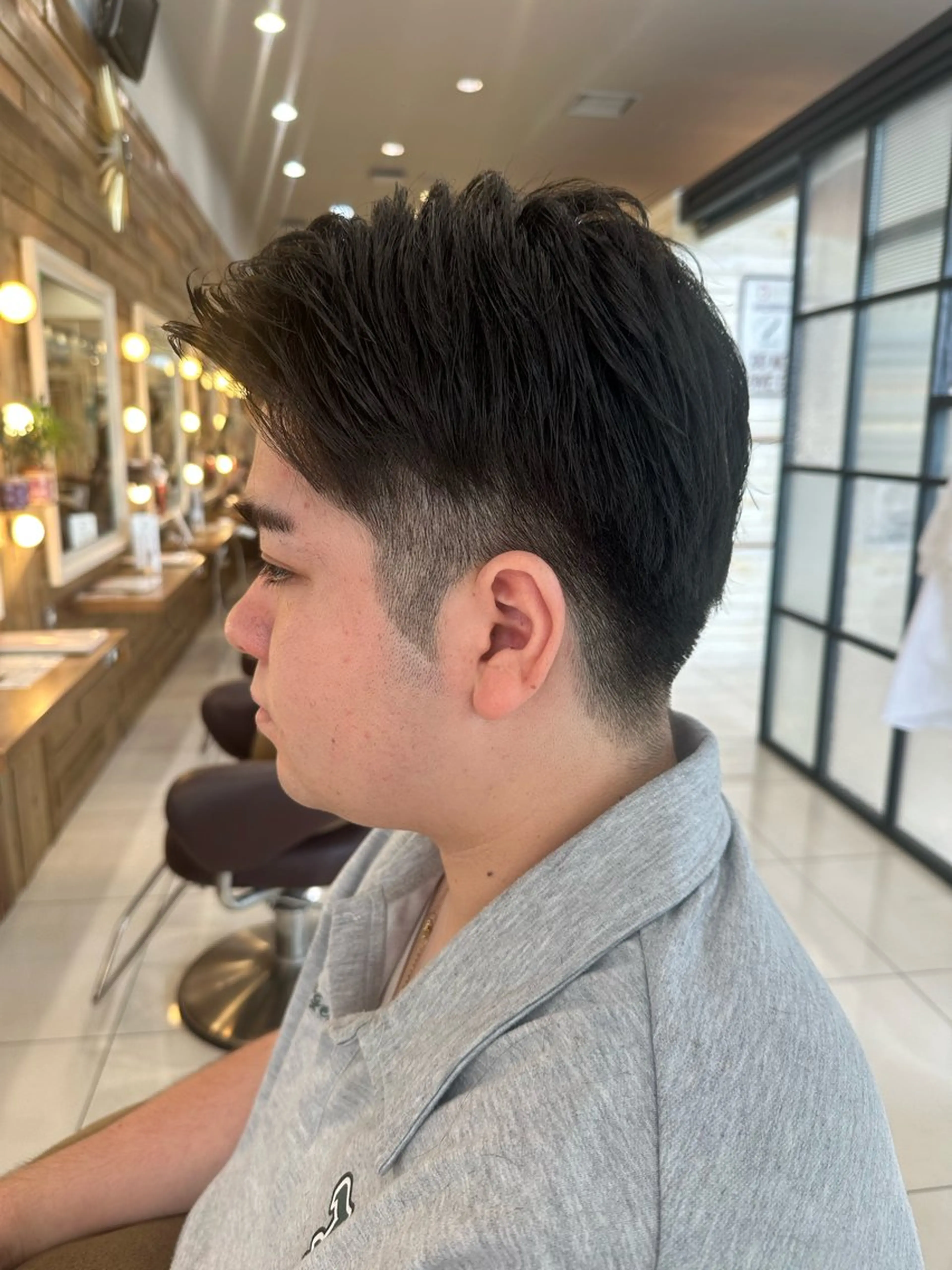 メンズ Ancheri by flammeum戸塚店所属・ひな/ボブカット/ ブリーチなしWカラーのヘアスタイル