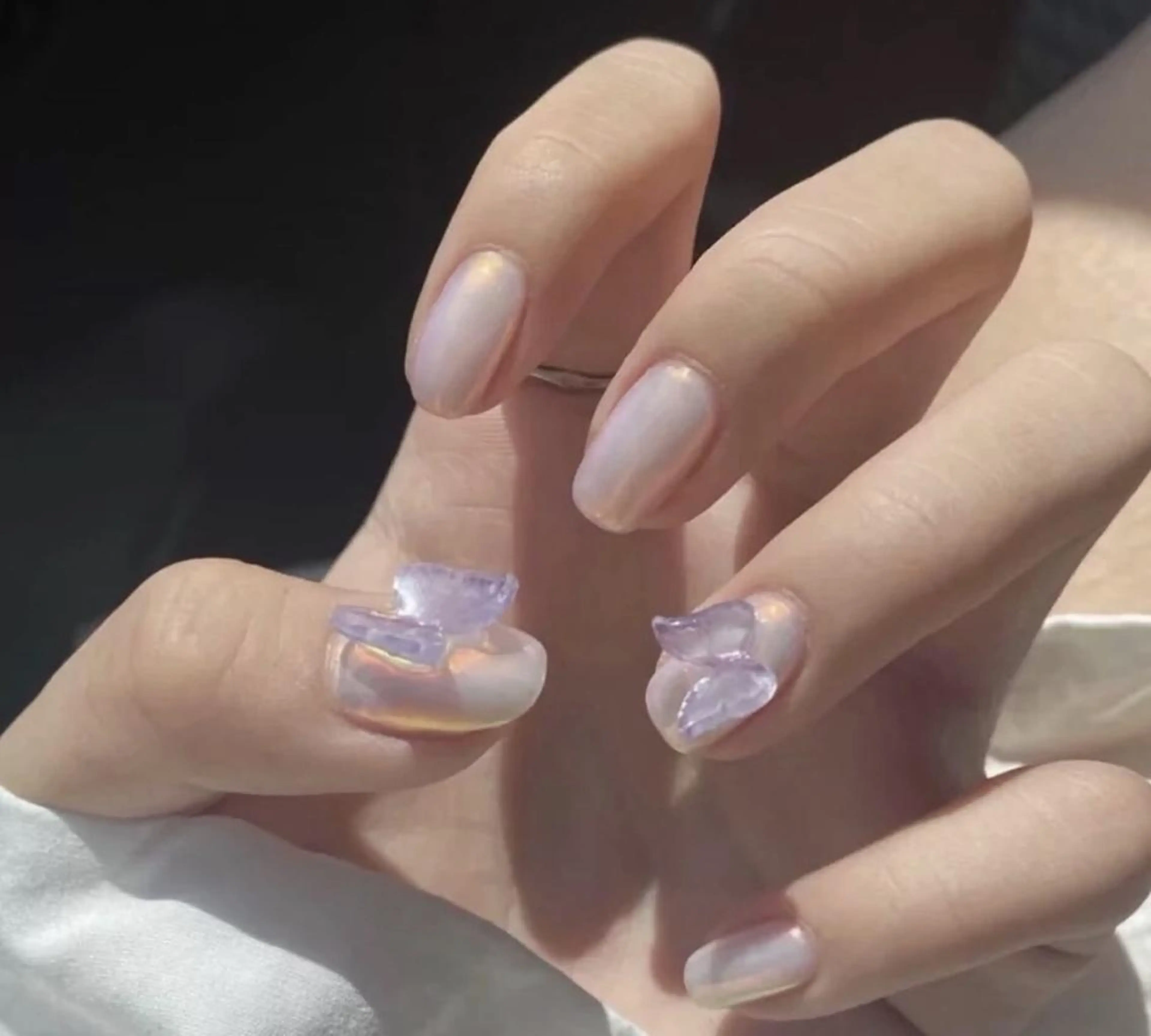 ネイル 🦋ネイルサロン ブラン🌈ゆりのネイルデザイン