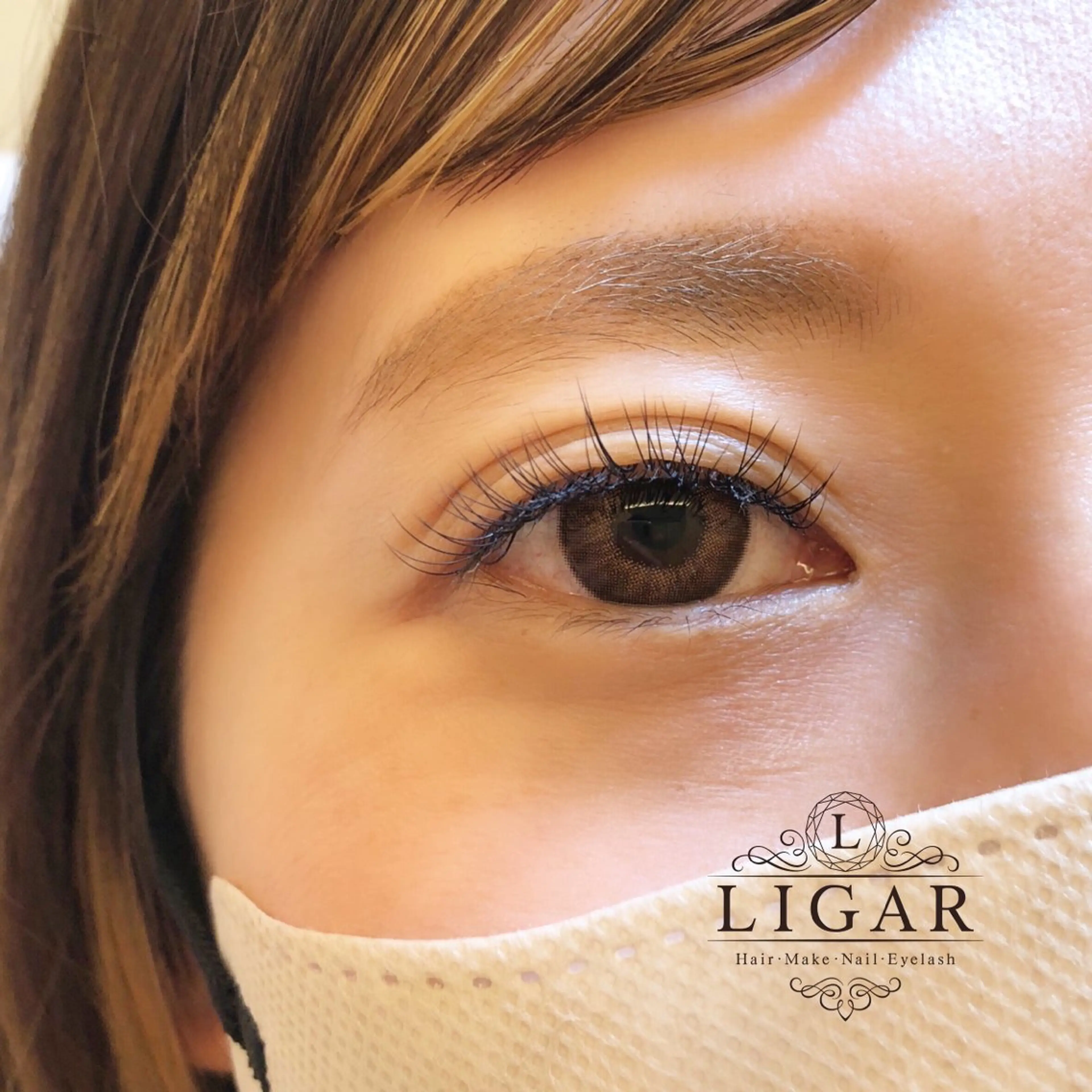 マツエク・マツパ Cカール LIGAR所属・LIGAR YUKAのマツエク・マツパデザイン