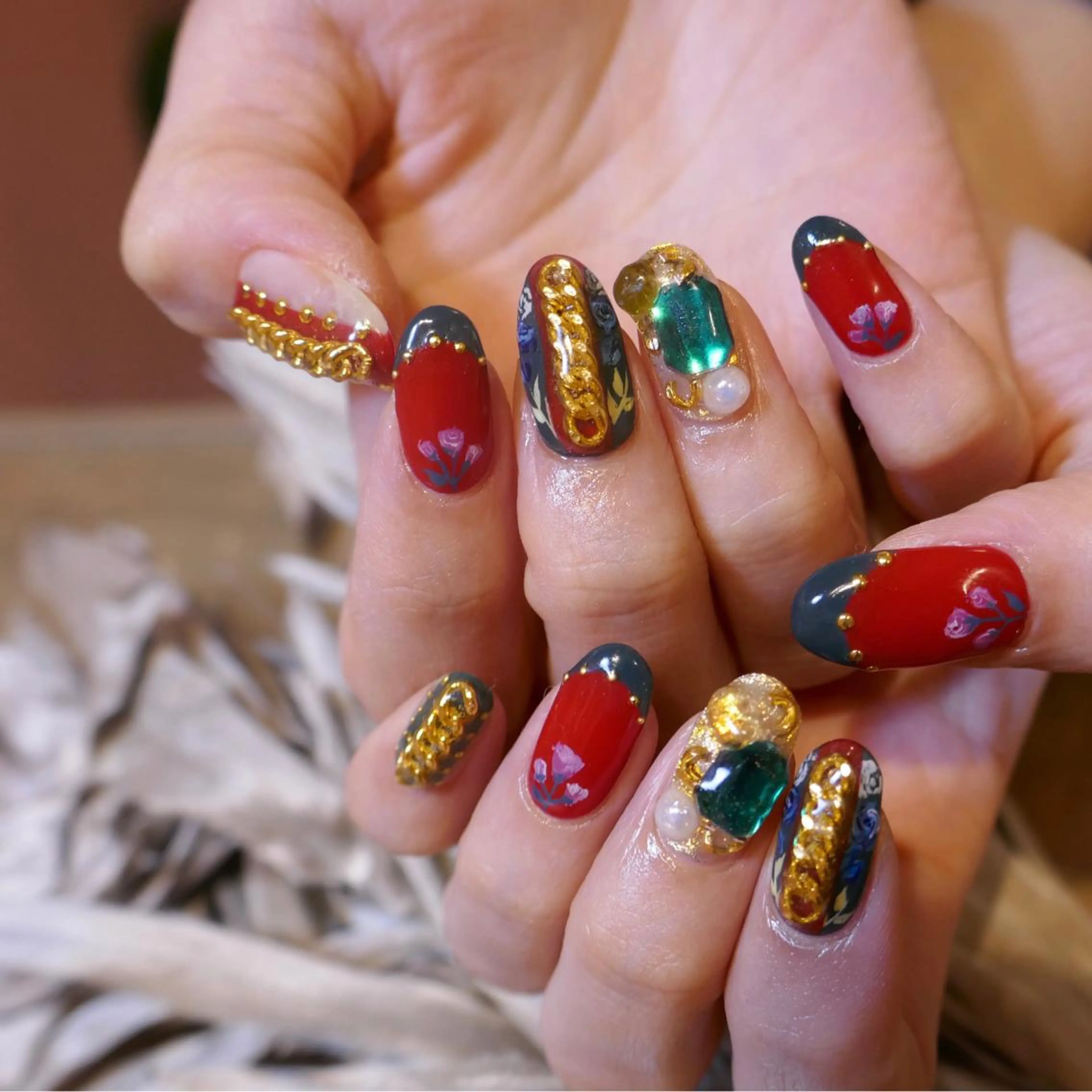 ネイル 冬ネイル クリスマス ハンドネイル Chipieee Tokyoのネイルデザイン