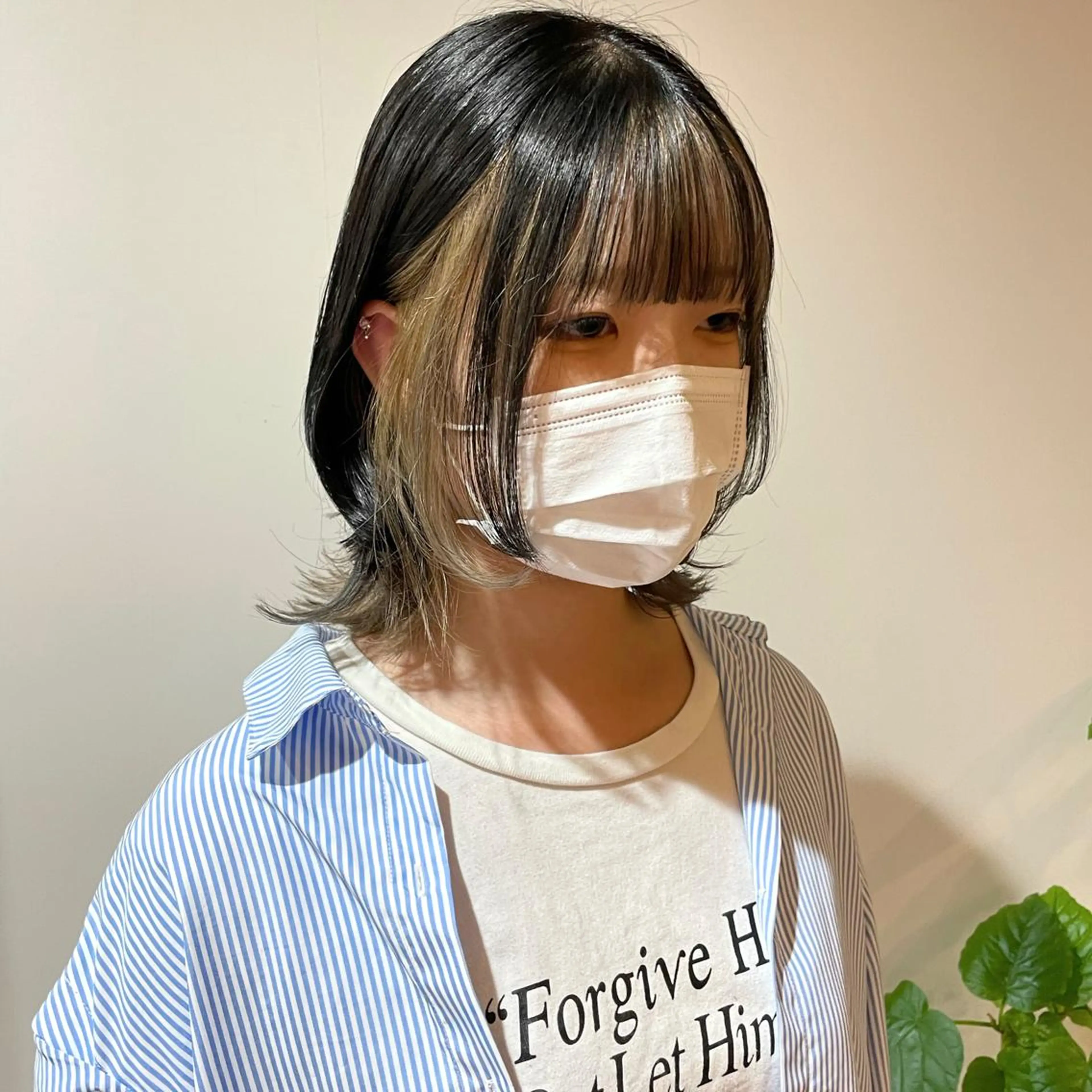 ミディアム カラー ヘアアレンジ ミズタ マイのヘアスタイル