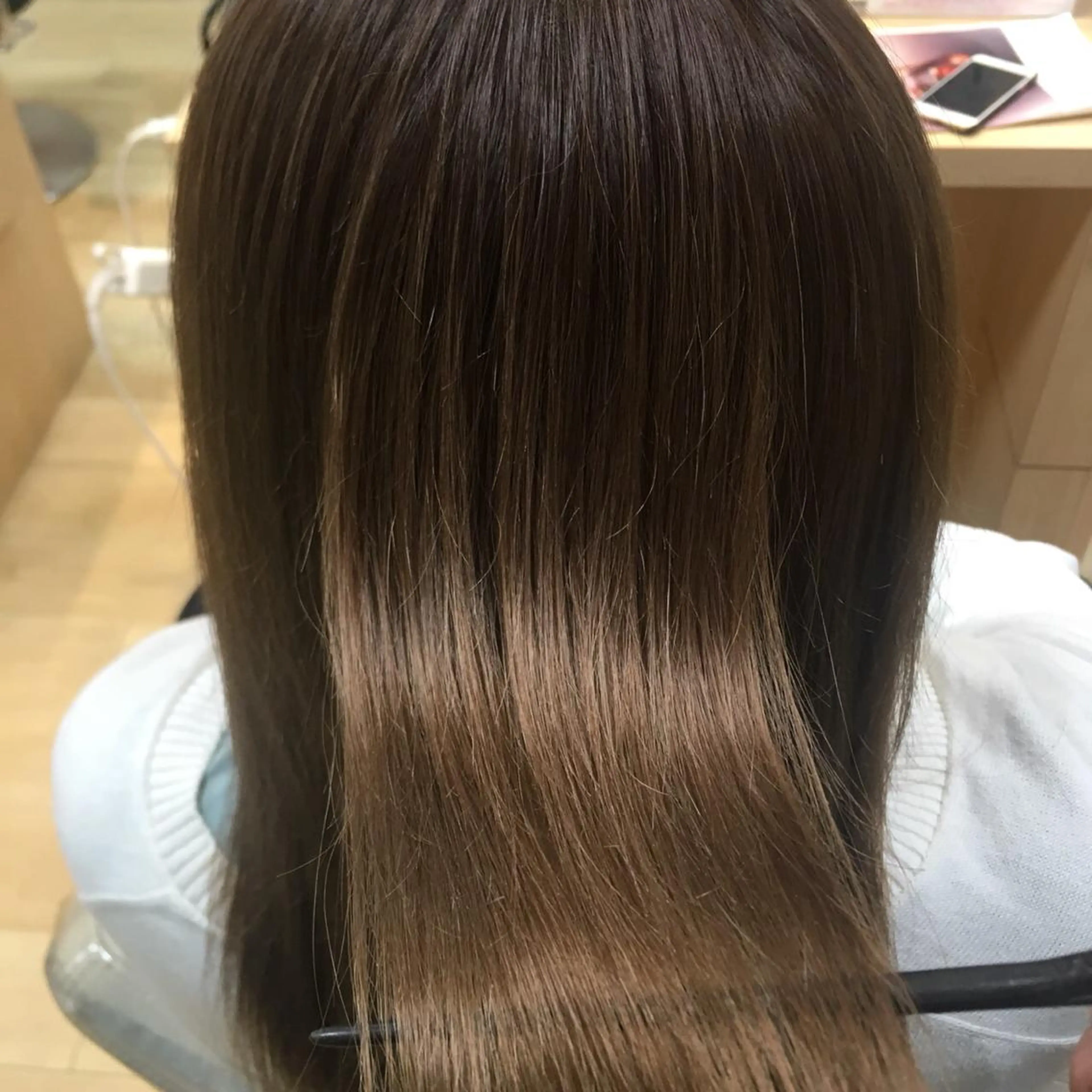 セミロング 大山 晃介のヘアスタイル