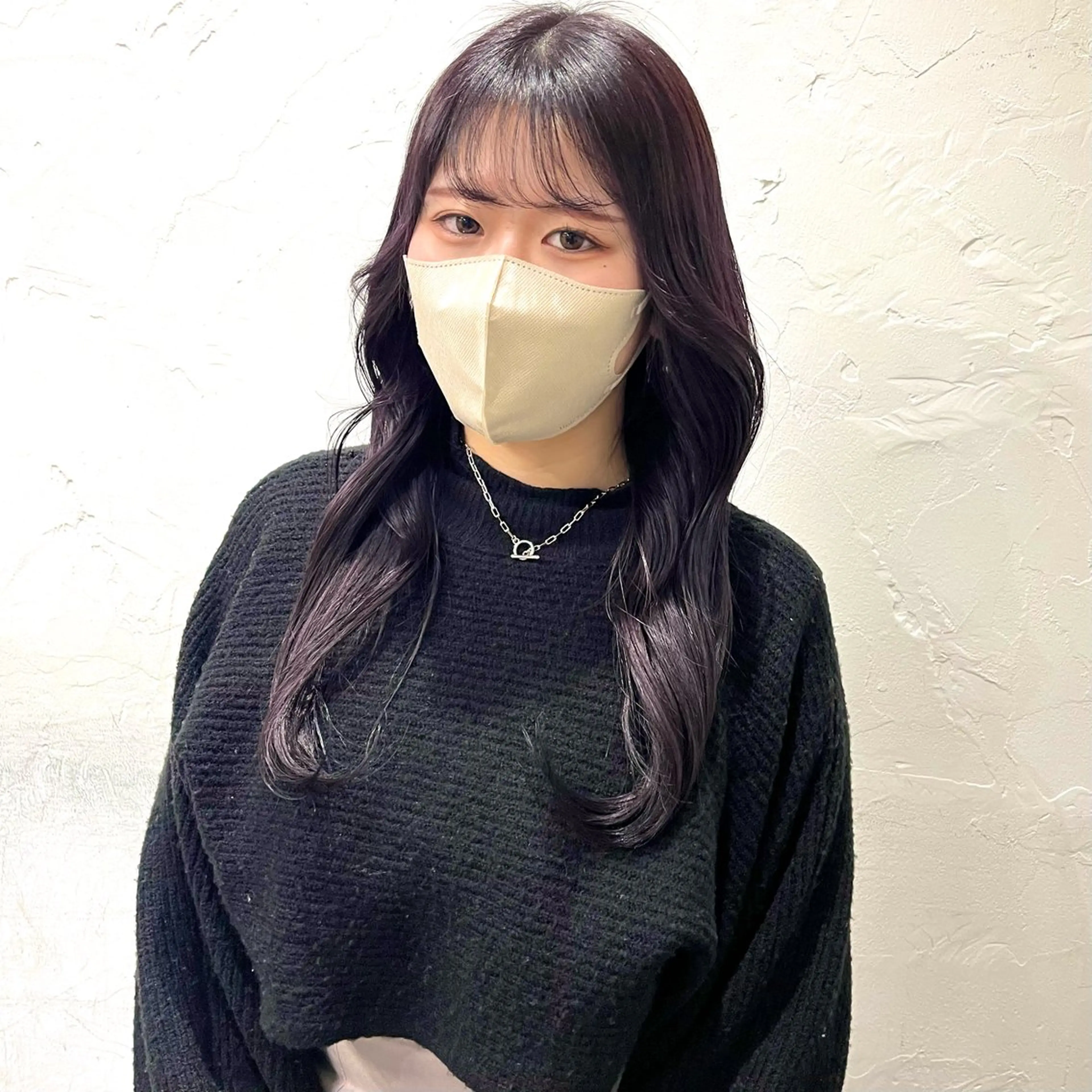 セミロング 無料カットモデル ユナのヘアスタイル